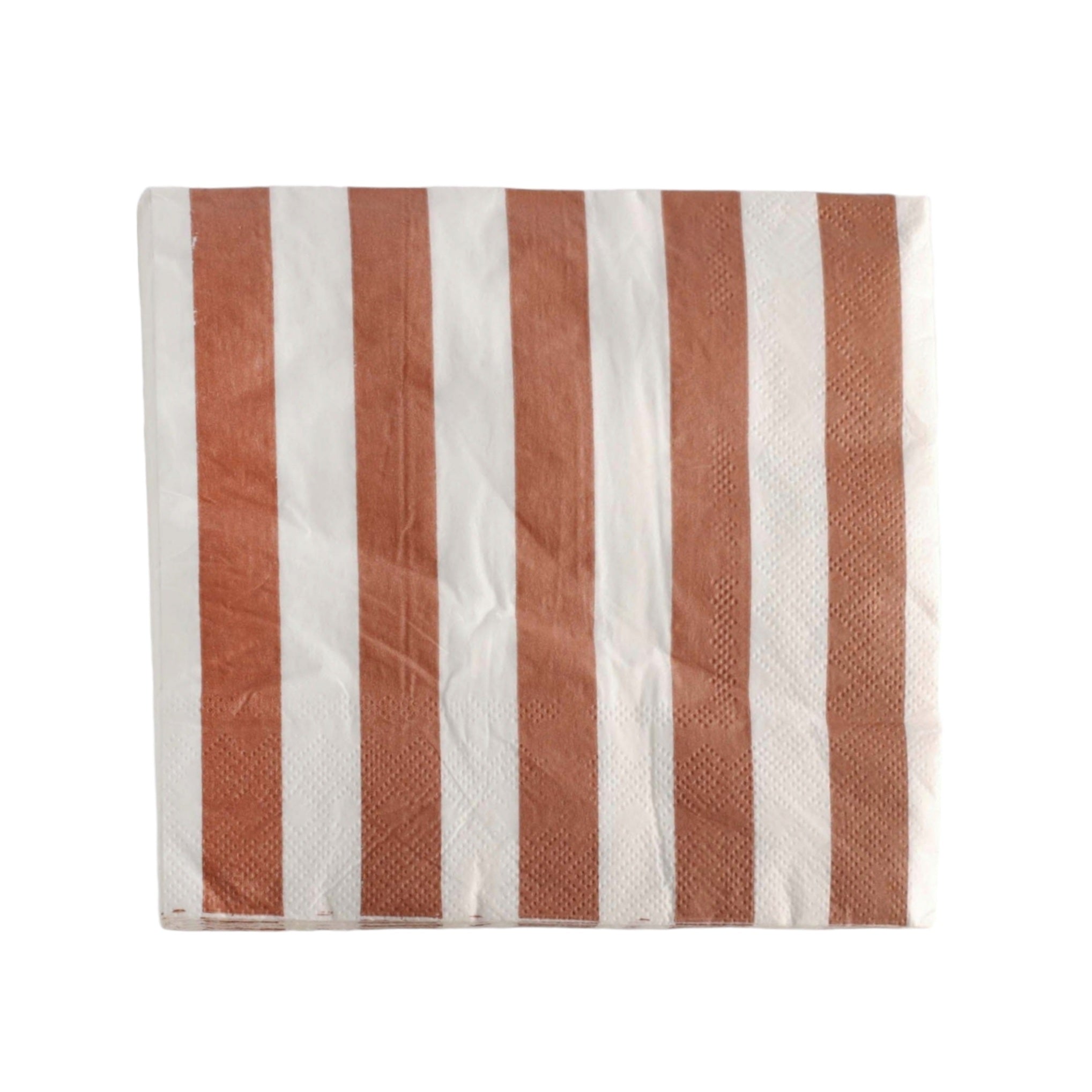 Luncheon Napkin Paper Serviettes 2ply  Stripe Print 33x33cm 20pack