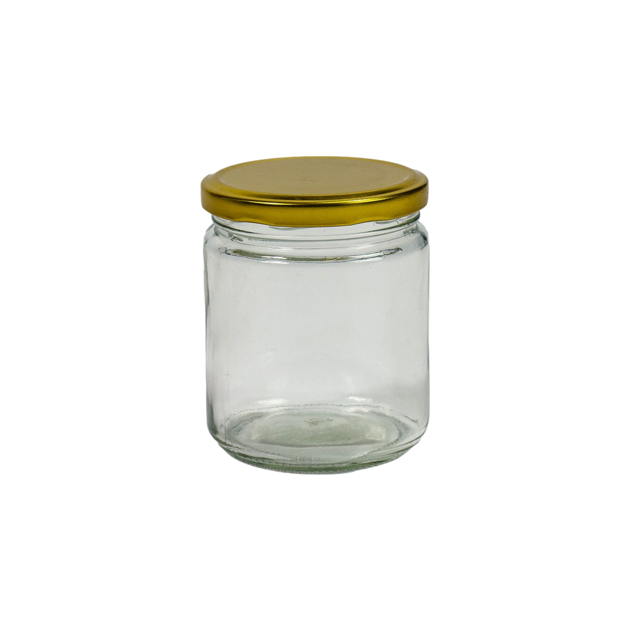 Glass Jar 450ml with Lid - Canned Fruit Bottle