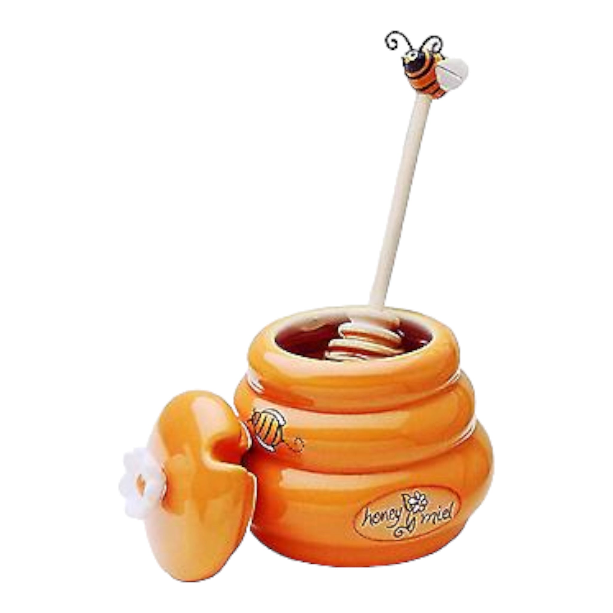 Joie Mini Honey Dipper Jar Pot with Wooden Dipper Stick