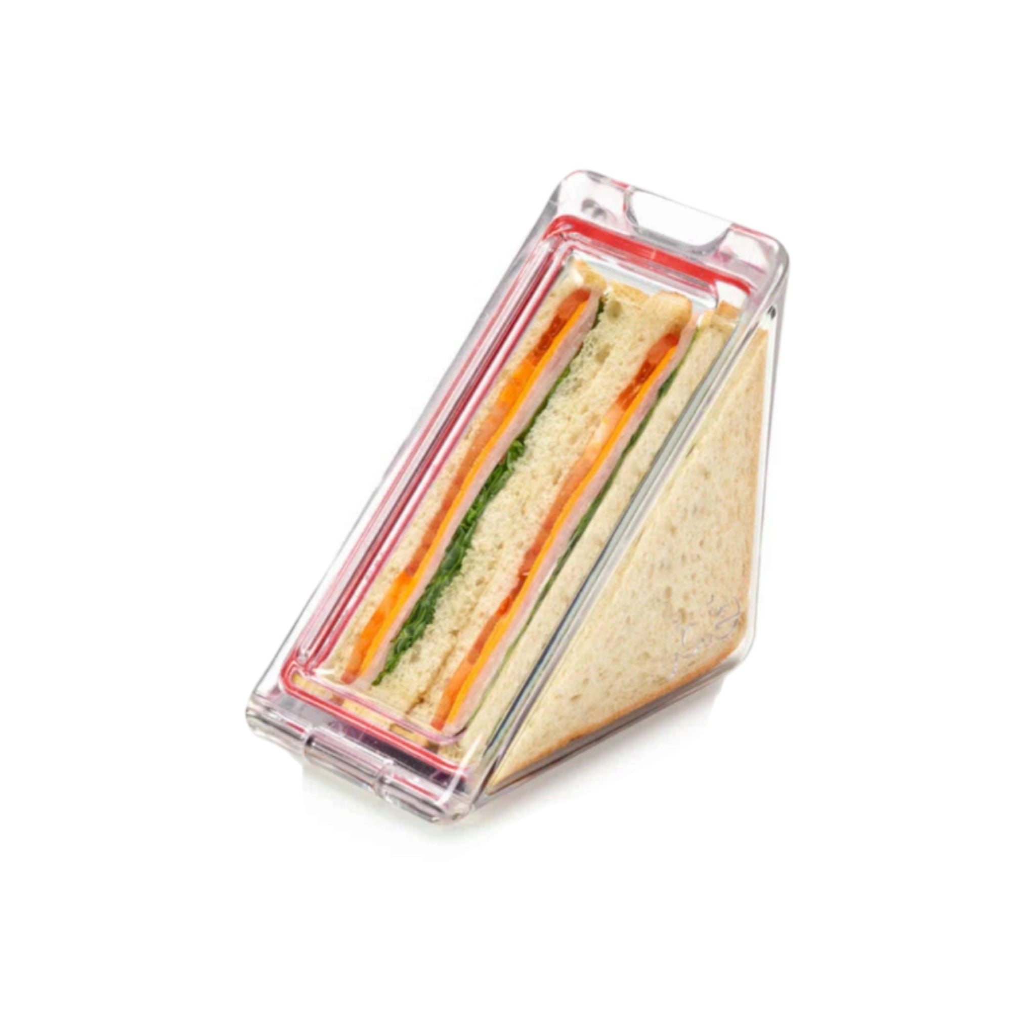 Joie Sandwich Triangle Lunchbox  Clear