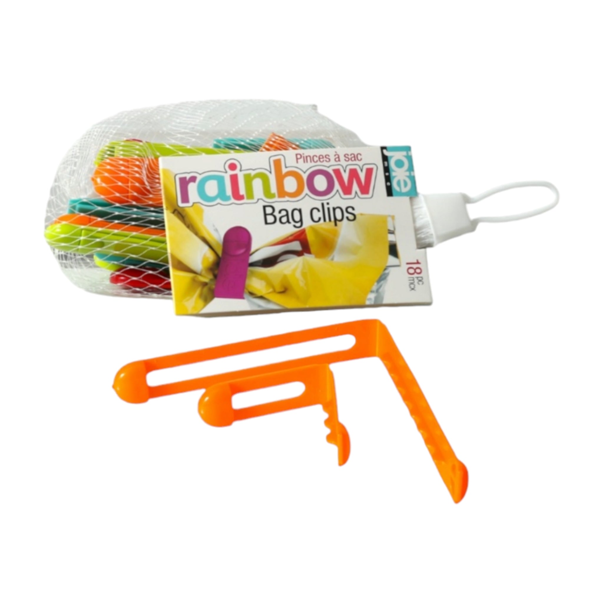 Joie Rainbow Bag Clips 18pc