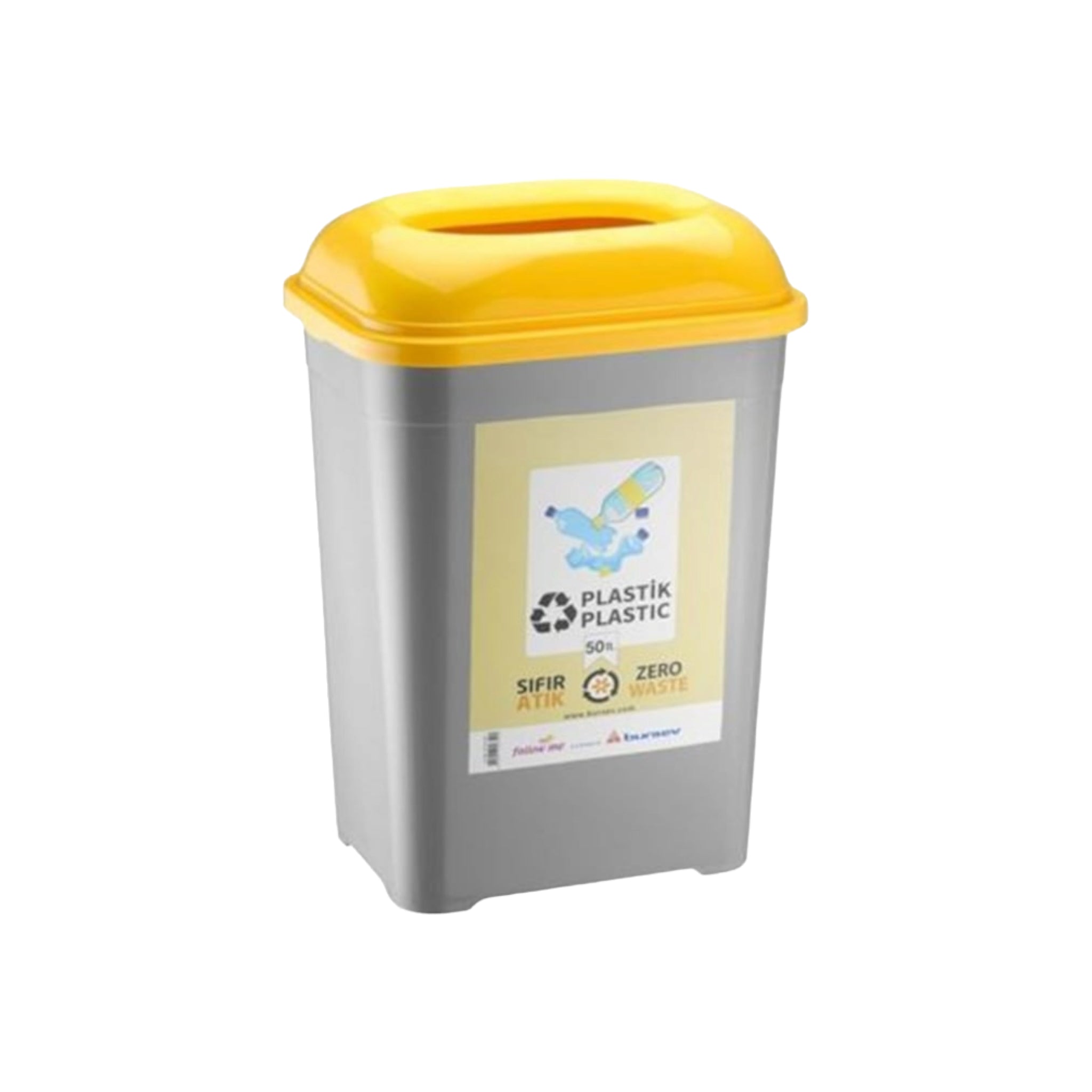 50L Refuse Dustbin For Recyclable Plastic Waste