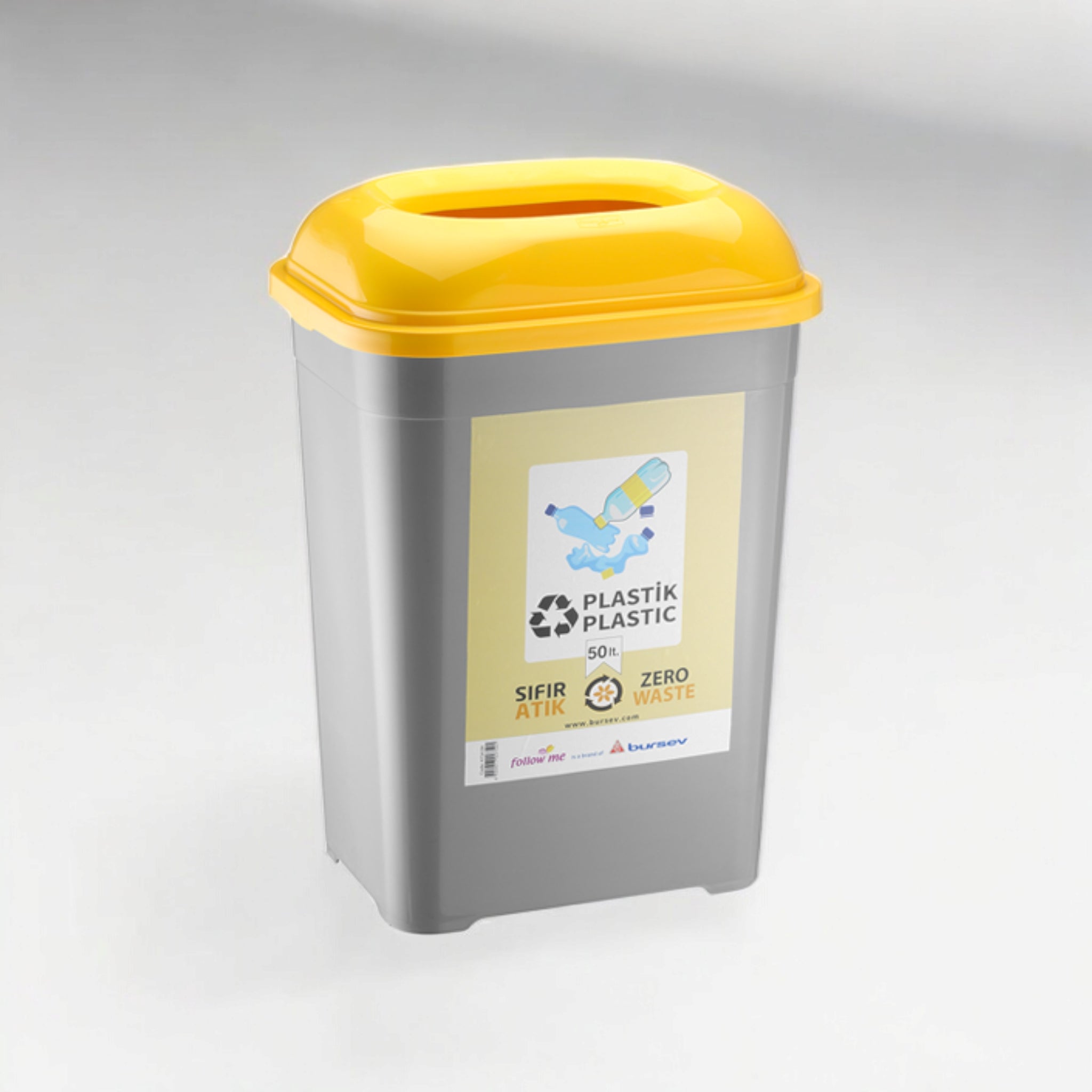 50L Refuse Dustbin For Recyclable Plastic Waste