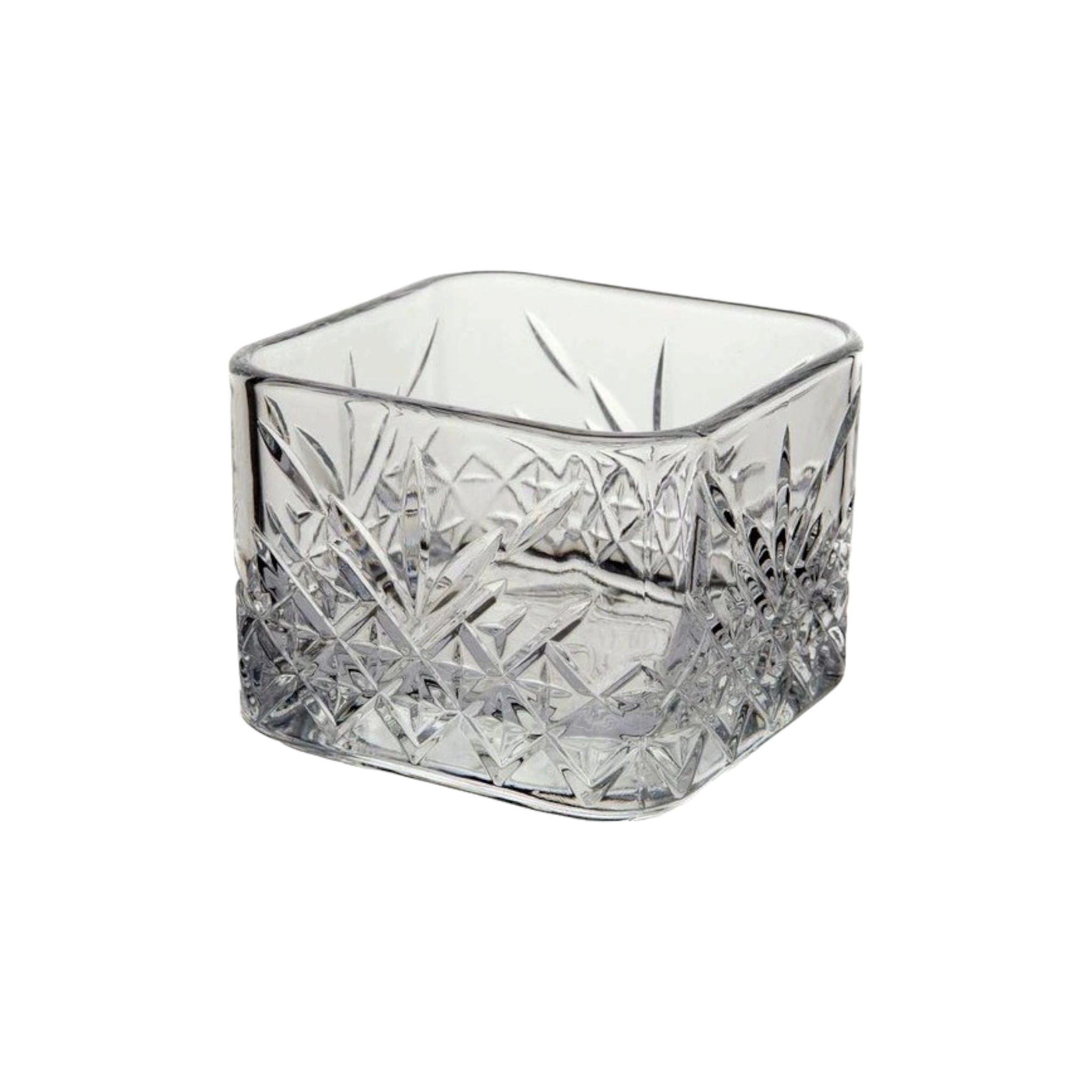 Pasabahce Timeless Glass Dessert Bowl Square 235ml 4pack