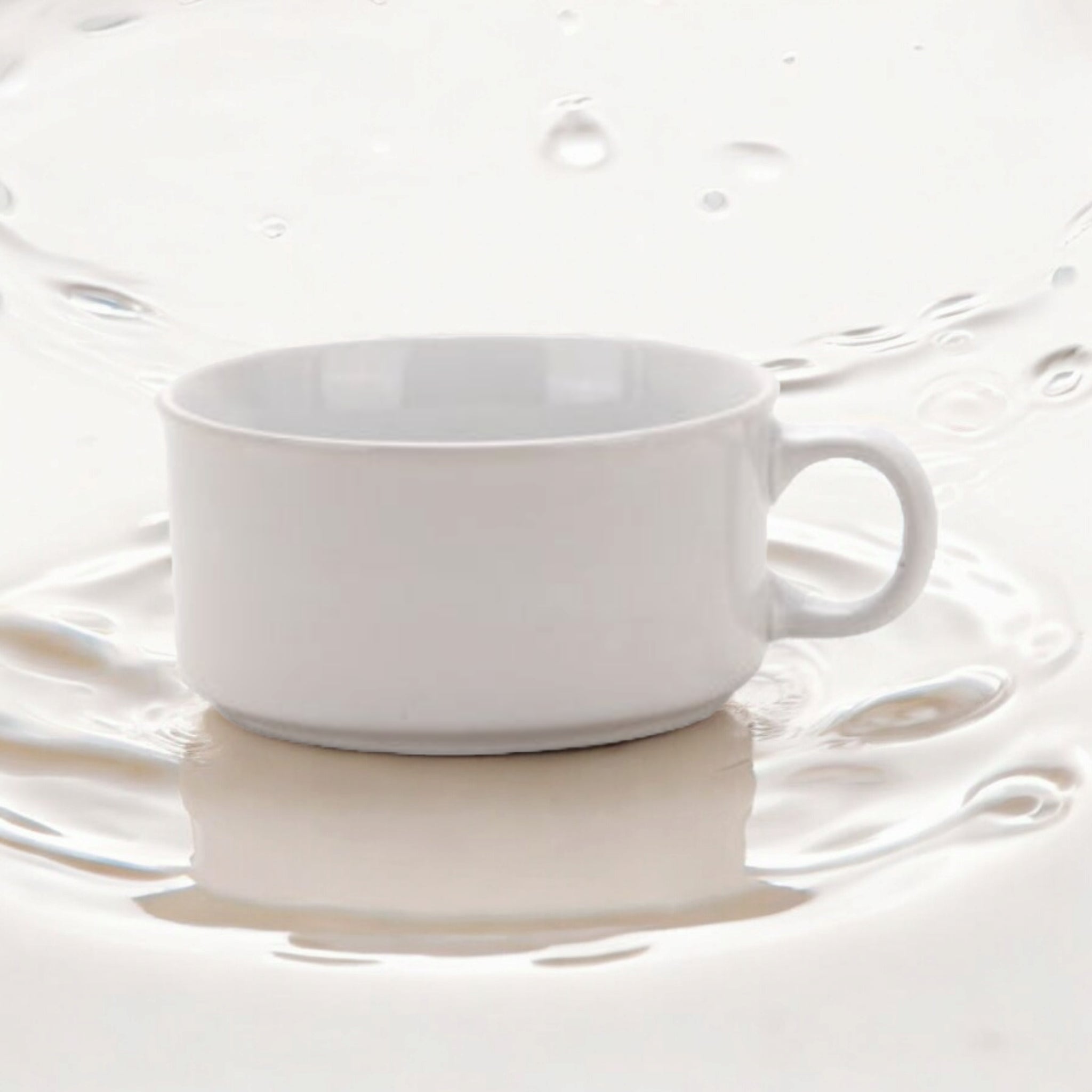 Ceramic Soup Mug 590ml White Colour 30642