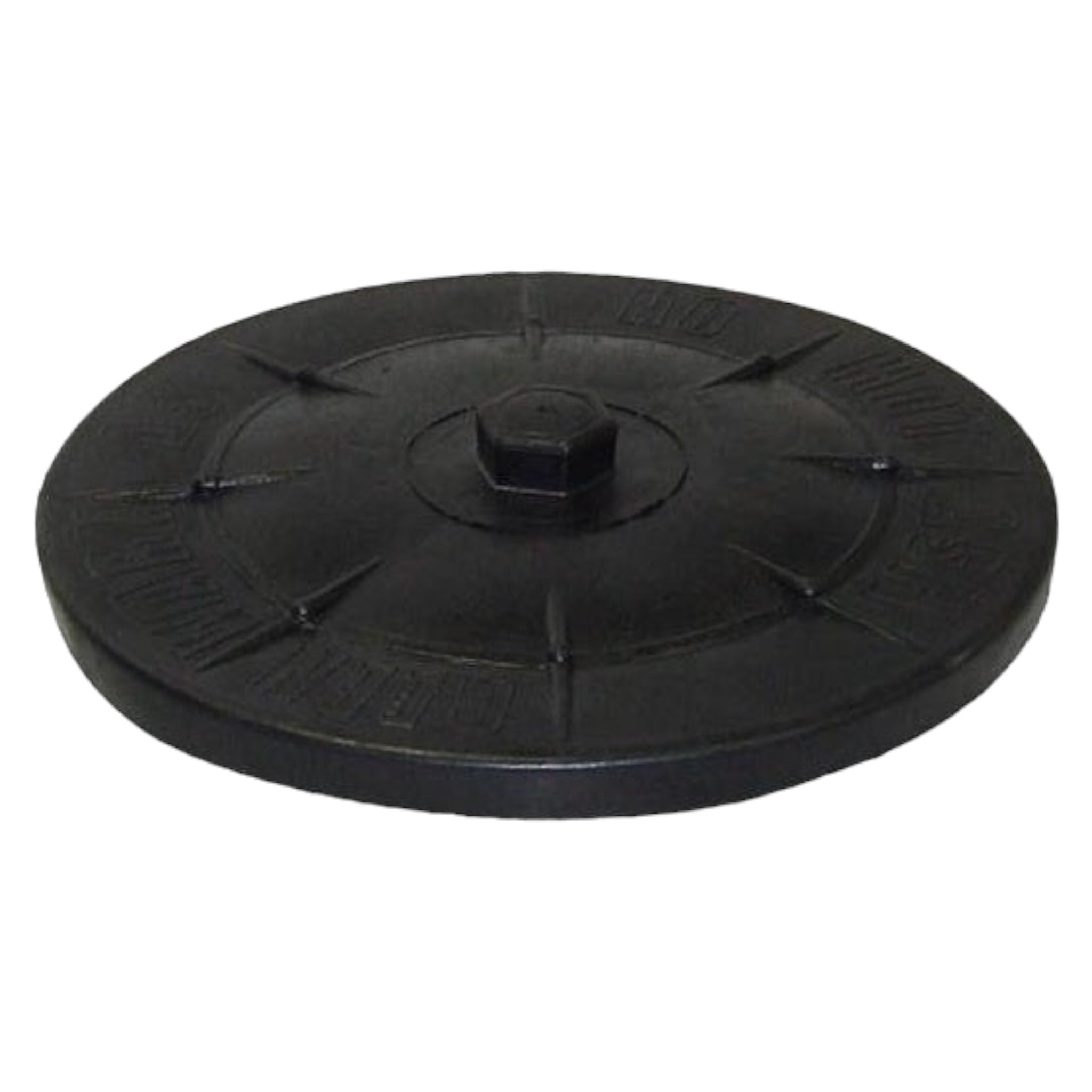 90L Refuse Rubber Bin Lid Black Heavy Duty Plastic