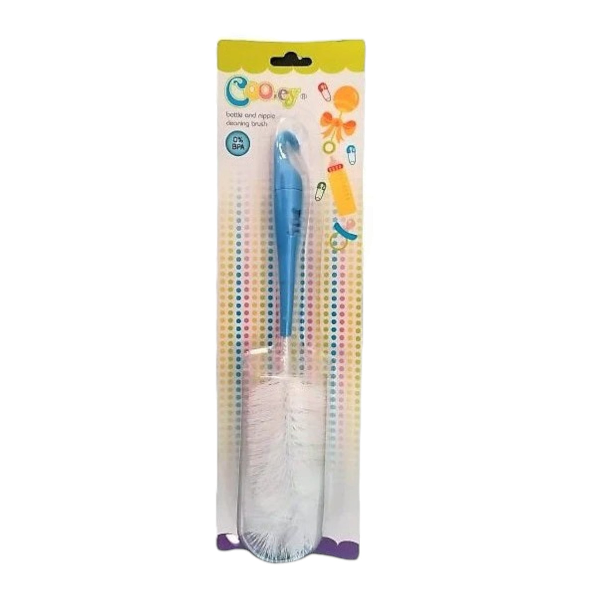 Cooey 2-Piece Baby Bottle & Nipple Brush Set