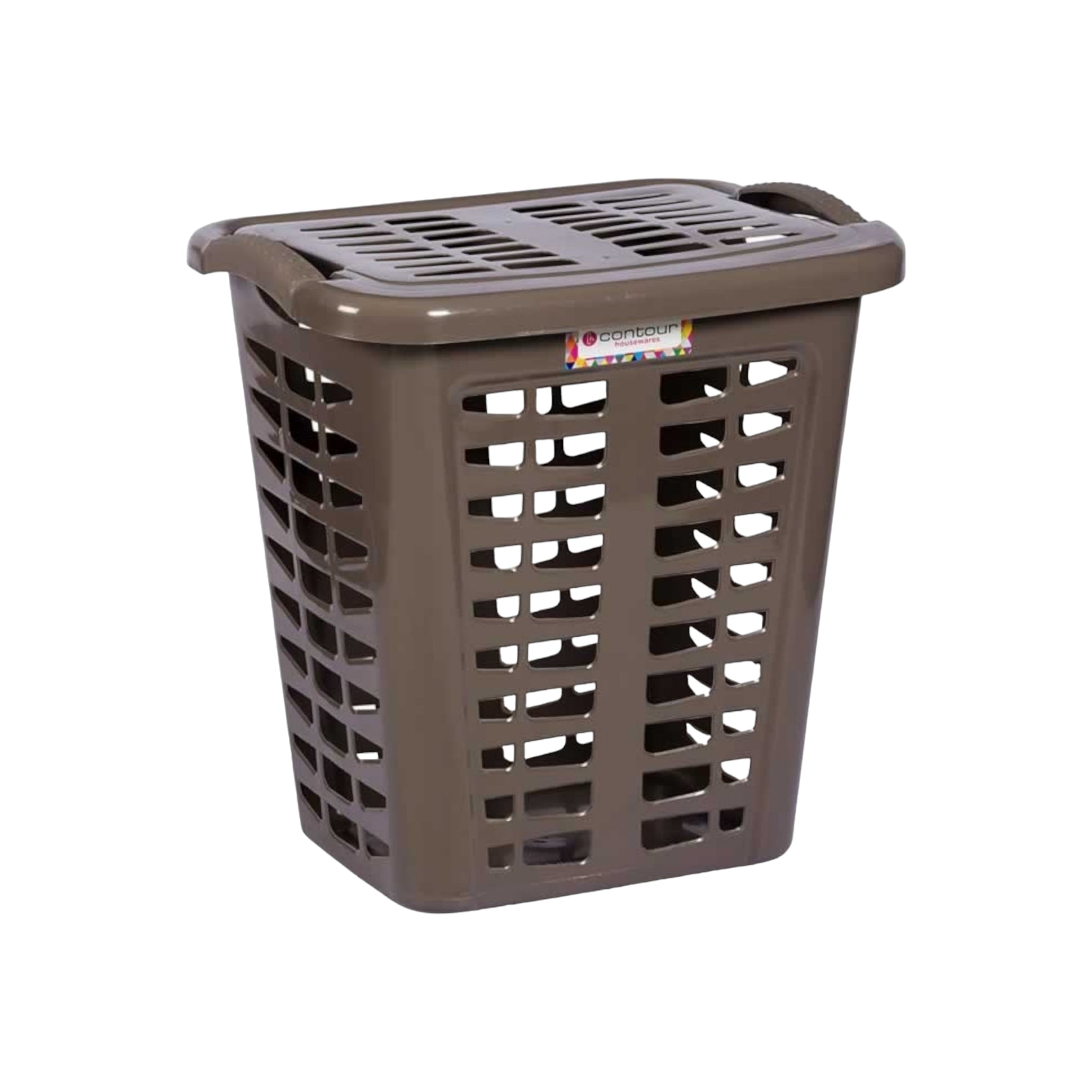 Mega Linen Laundry Basket Bin Contour Housewares Buzz