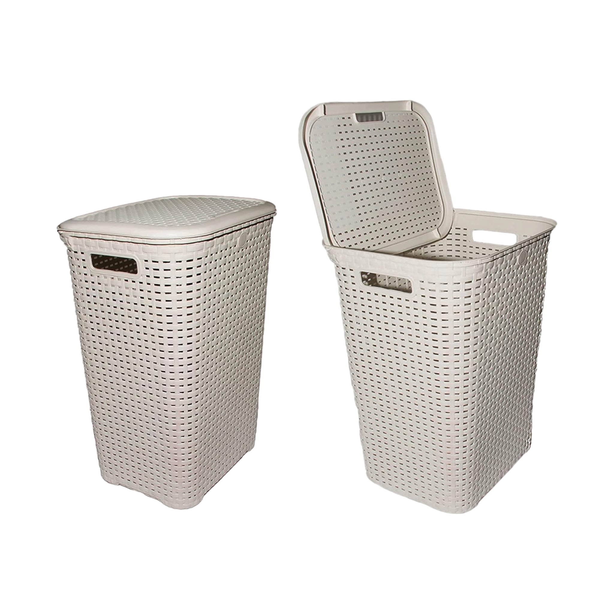 Titiz Rattan Laundry Basket 45L TM-1039