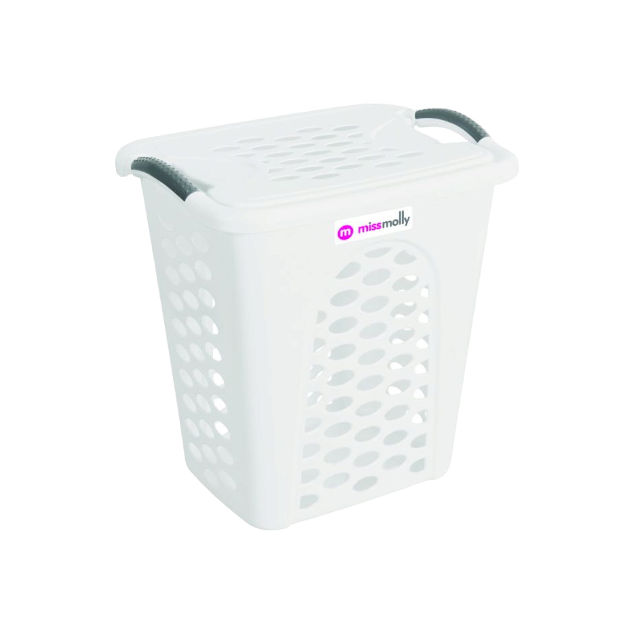 Miss Molly Bin Mega Linen Laundry Bin with Lid