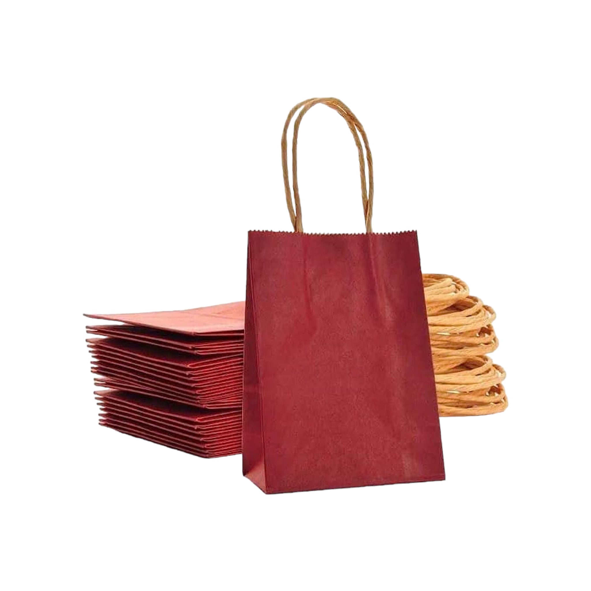 Kraft Paper Gift Bag 130g 33x26x12cm with Paper Twist Handle