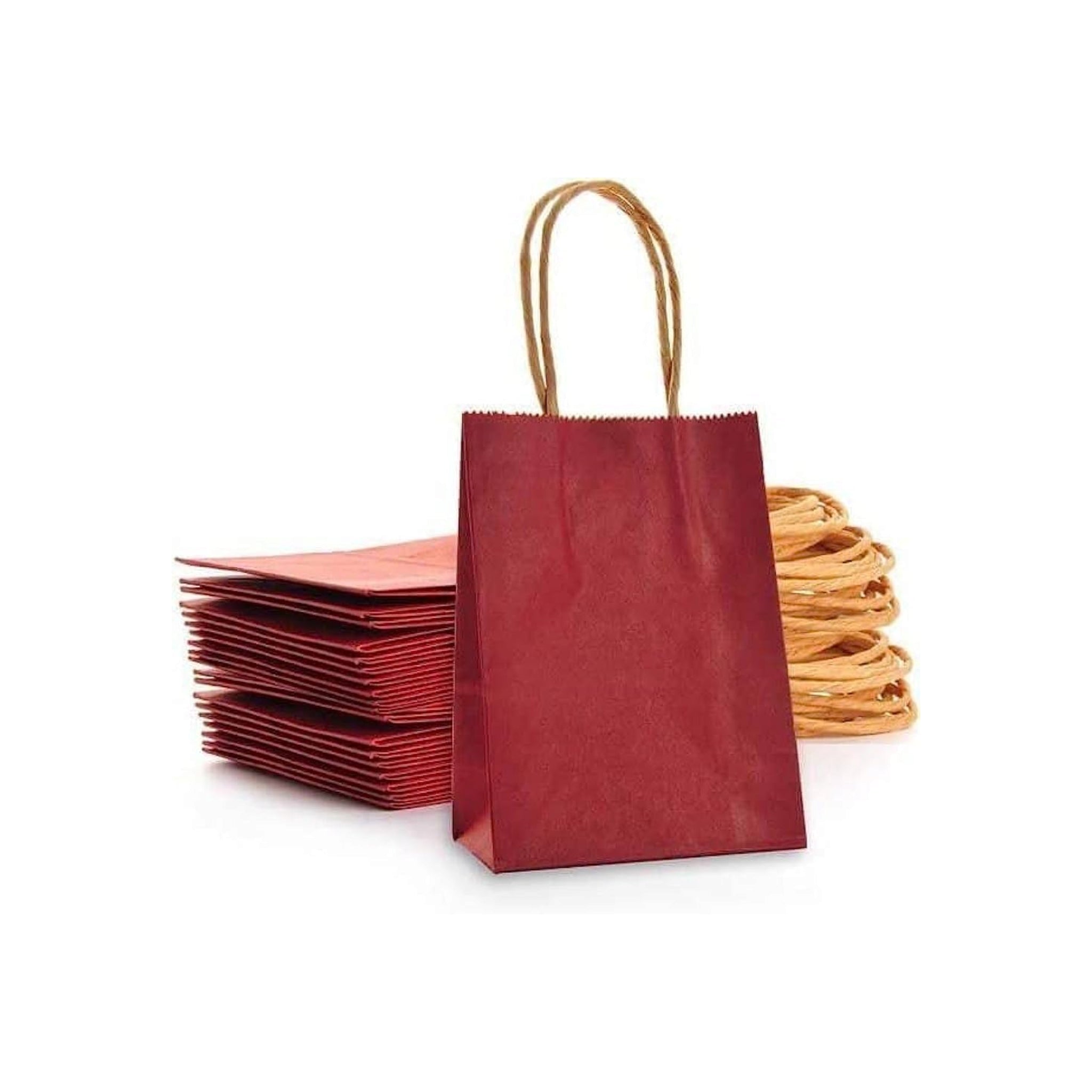 Kraft Paper Gift Bag 130g 33x26x12cm with Paper Twist Handle