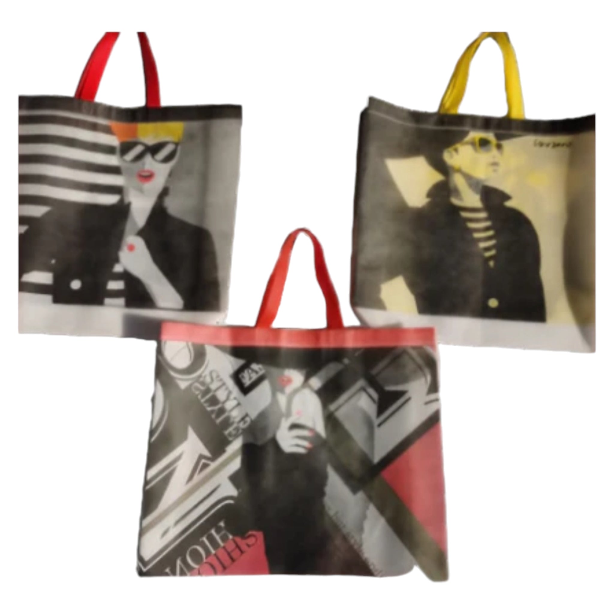 Non Woven Printed Shopping Bags 49x44x11cm