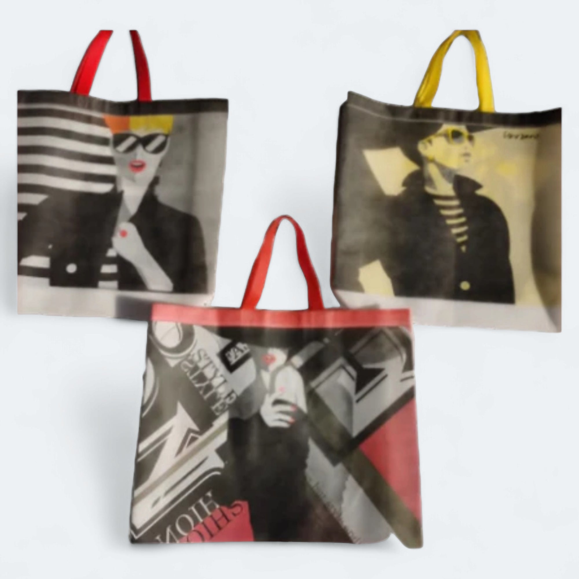 Non Woven Printed Shopping Bags 49x44x11cm