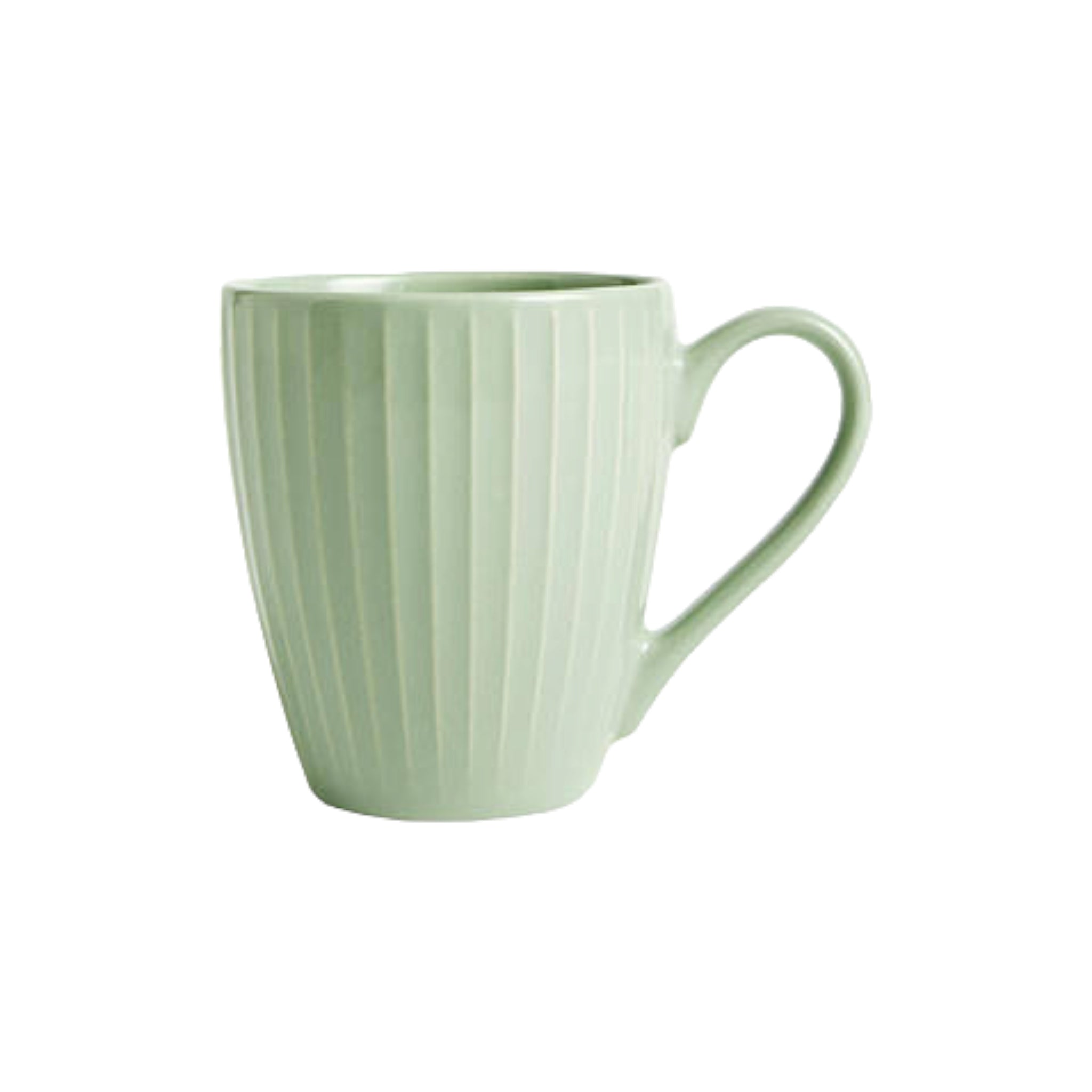 Ceramic Ribbed Coffee Mug 350ml 30632