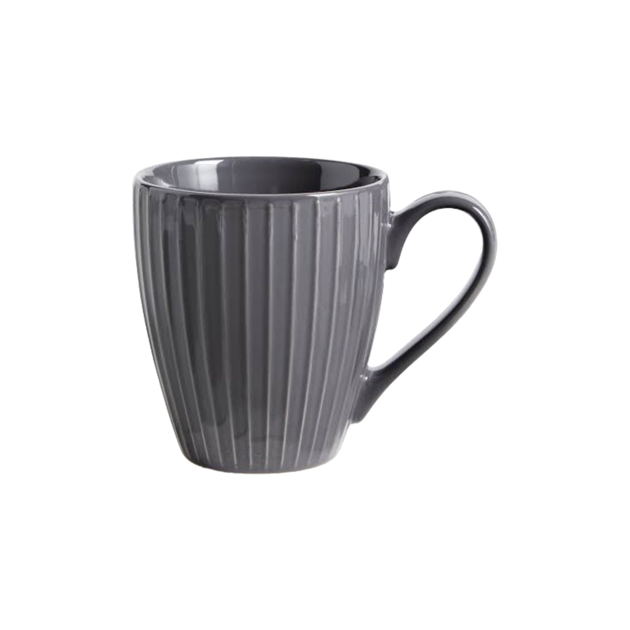 Ceramic Ribbed Coffee Mug 350ml 30632