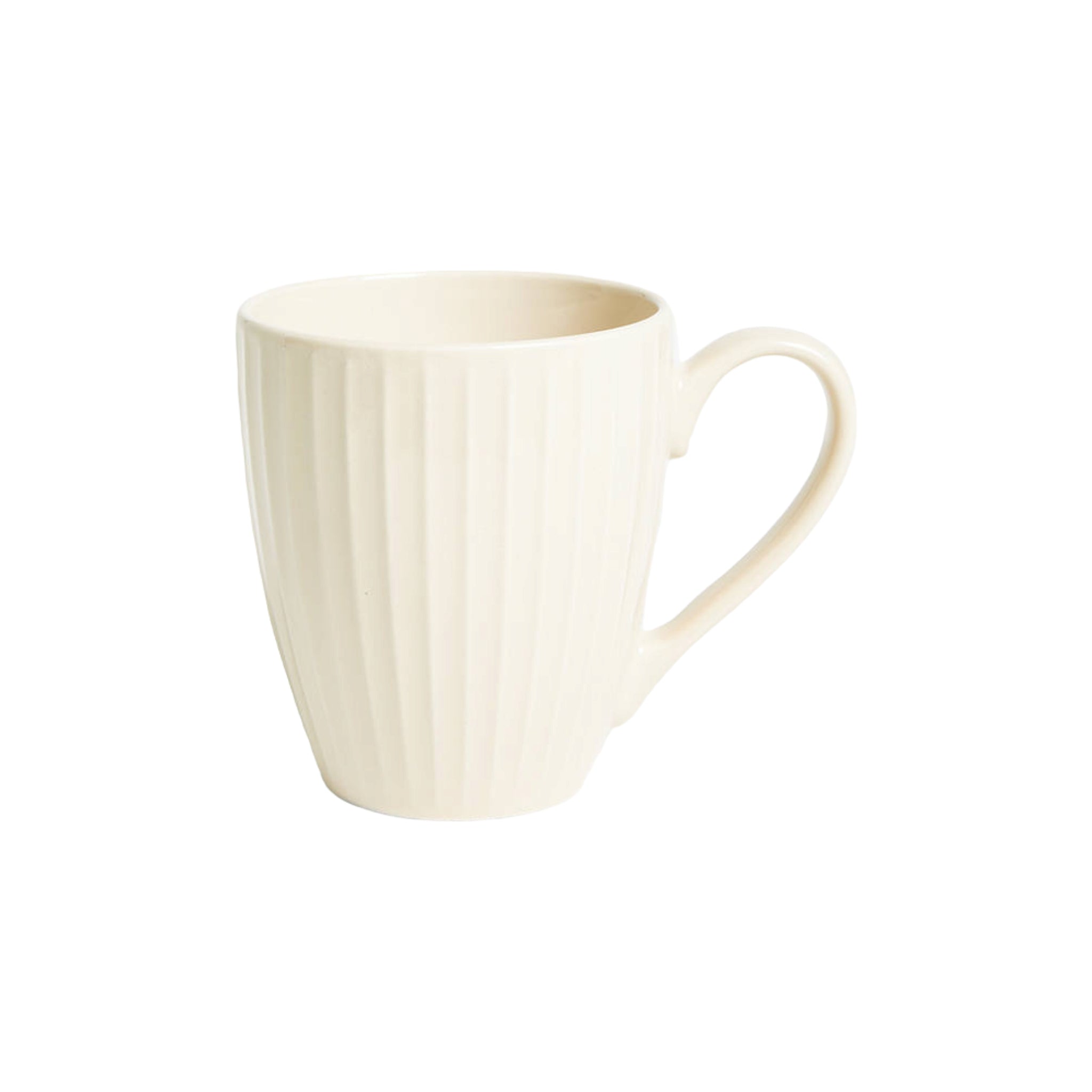 Ceramic Ribbed Coffee Mug 350ml 30632