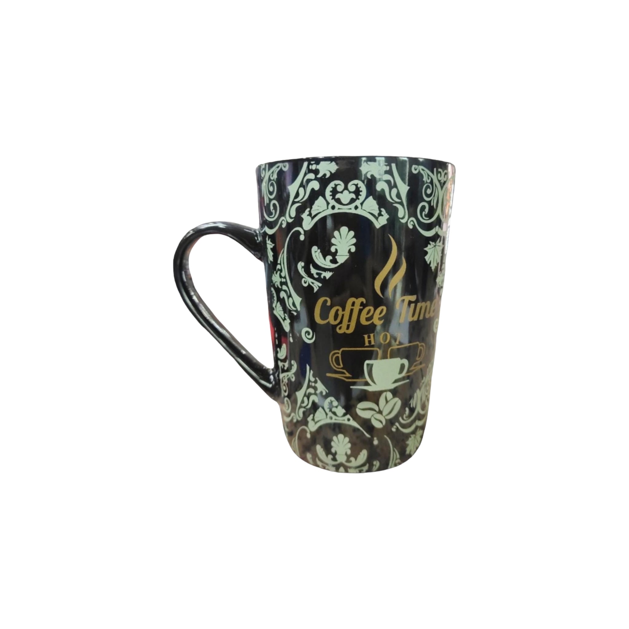 Ceramic Coffee Mug Flower Print