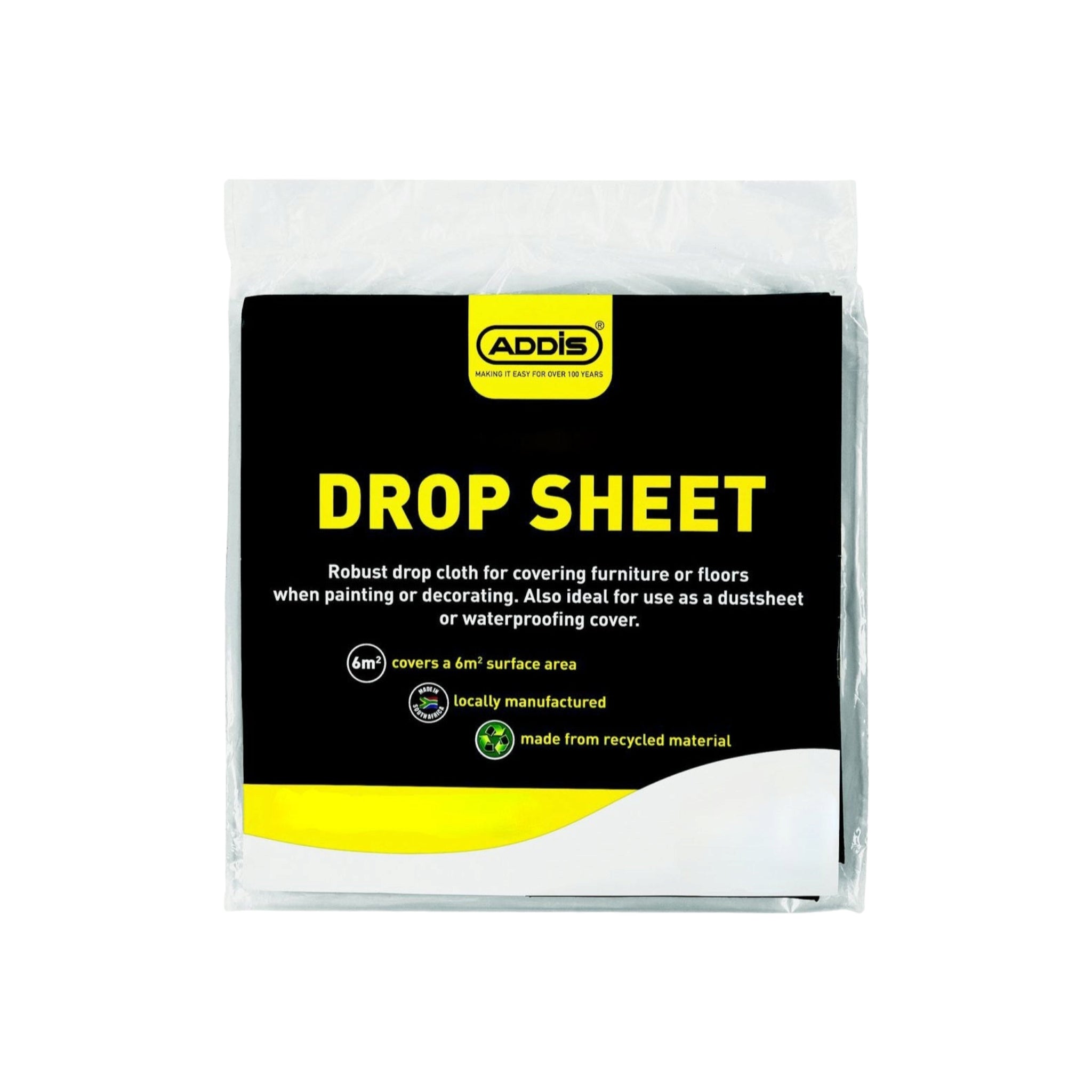 Addis Builders Plastic Drop Sheet 2mx3m 25microns