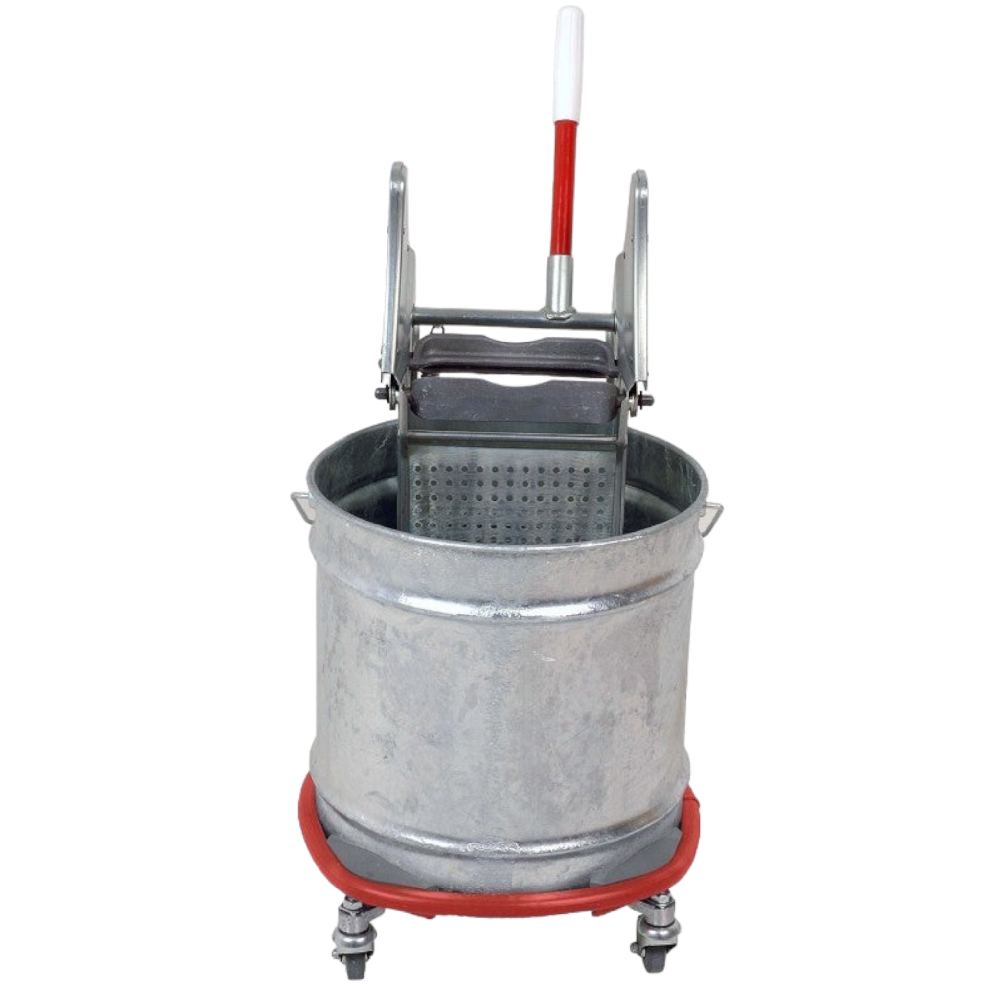 36L Galvanized Wringer Bumper Mop Bucket F7560 Bucket Only Academy