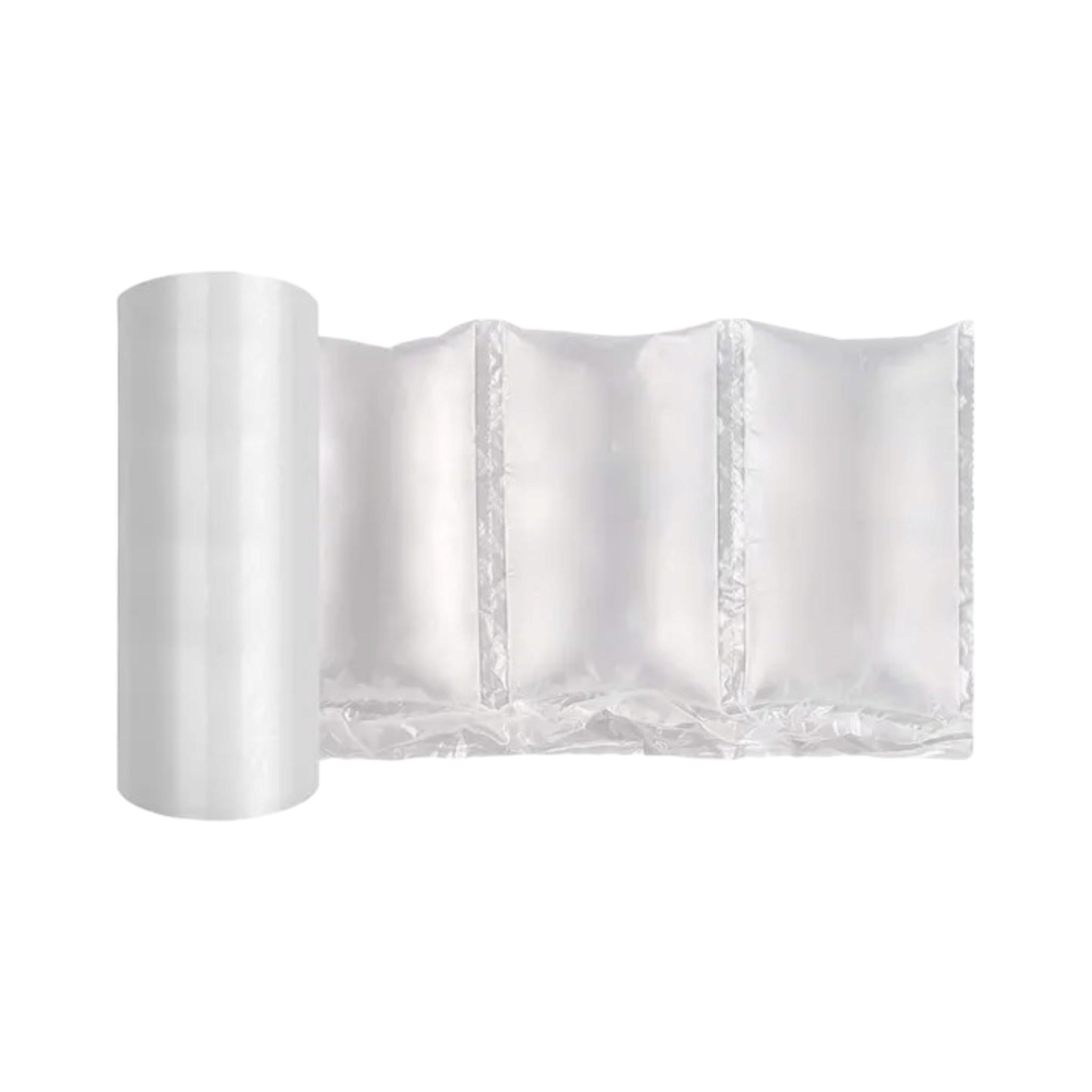 Inflatable Bubble Bag Air Cushion Film Roll 300m Air Pillow Shape  15x10cm 20mic QZ10x15-300