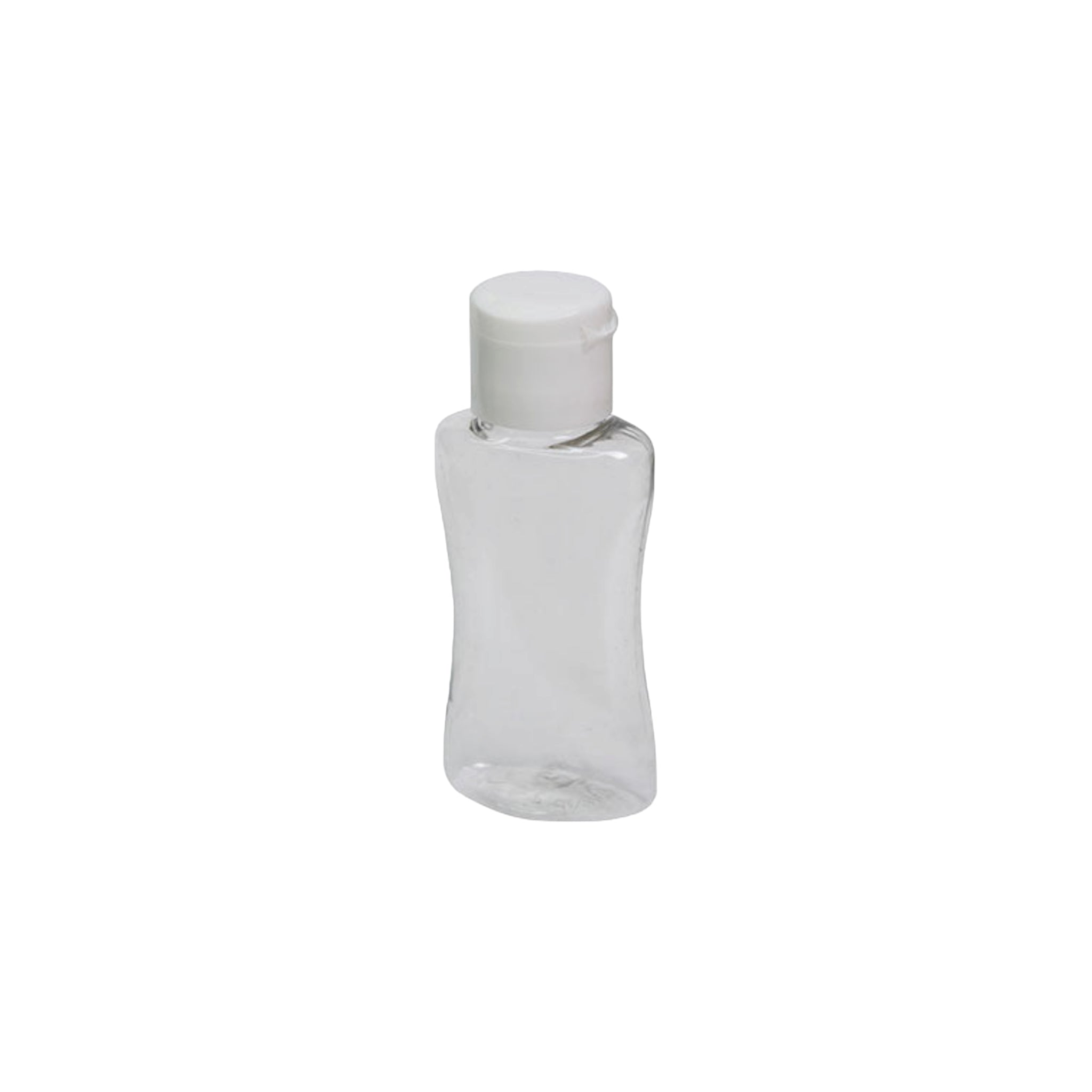 250ml PET Mist Spray Curve Bottle Clear Plastic with Mist Lid Nu Ware