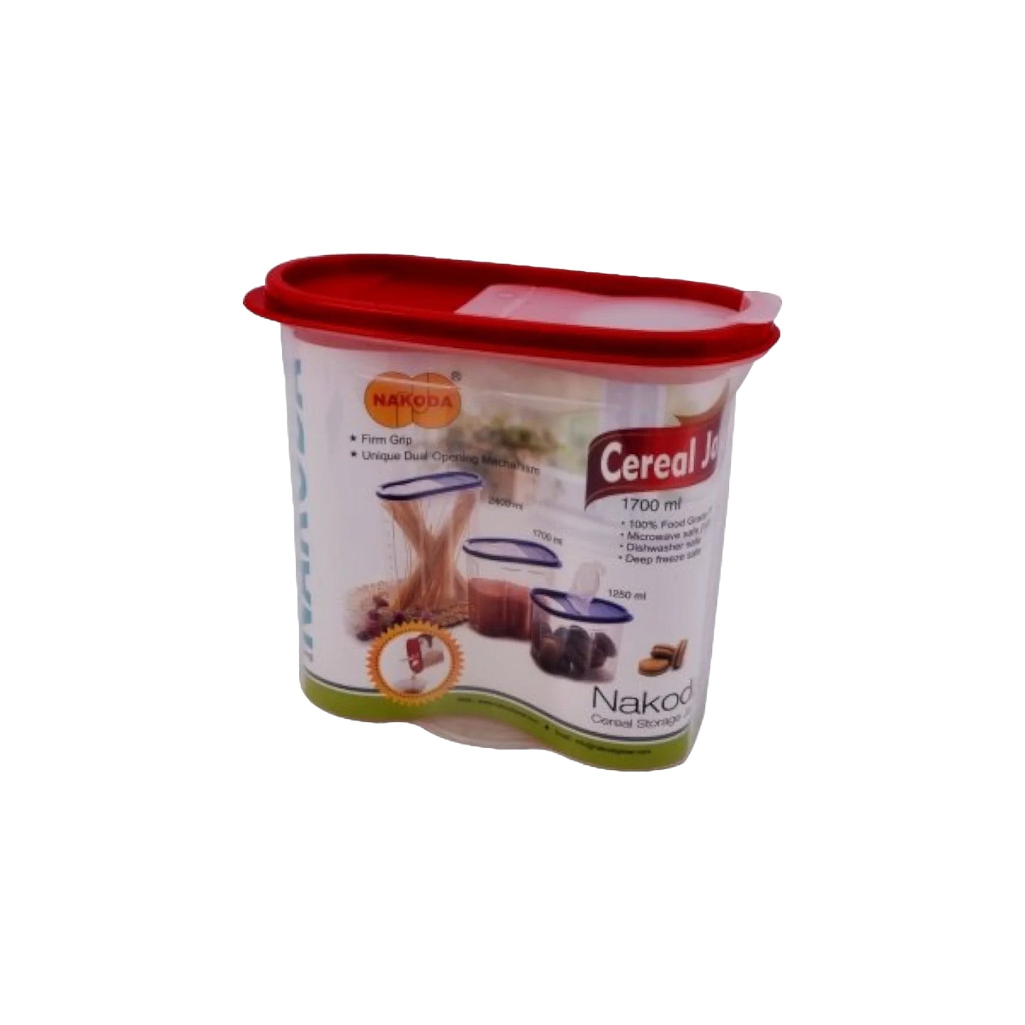 Cereal Dispenser Jar with Flap Lid KNCJ333 1100ml