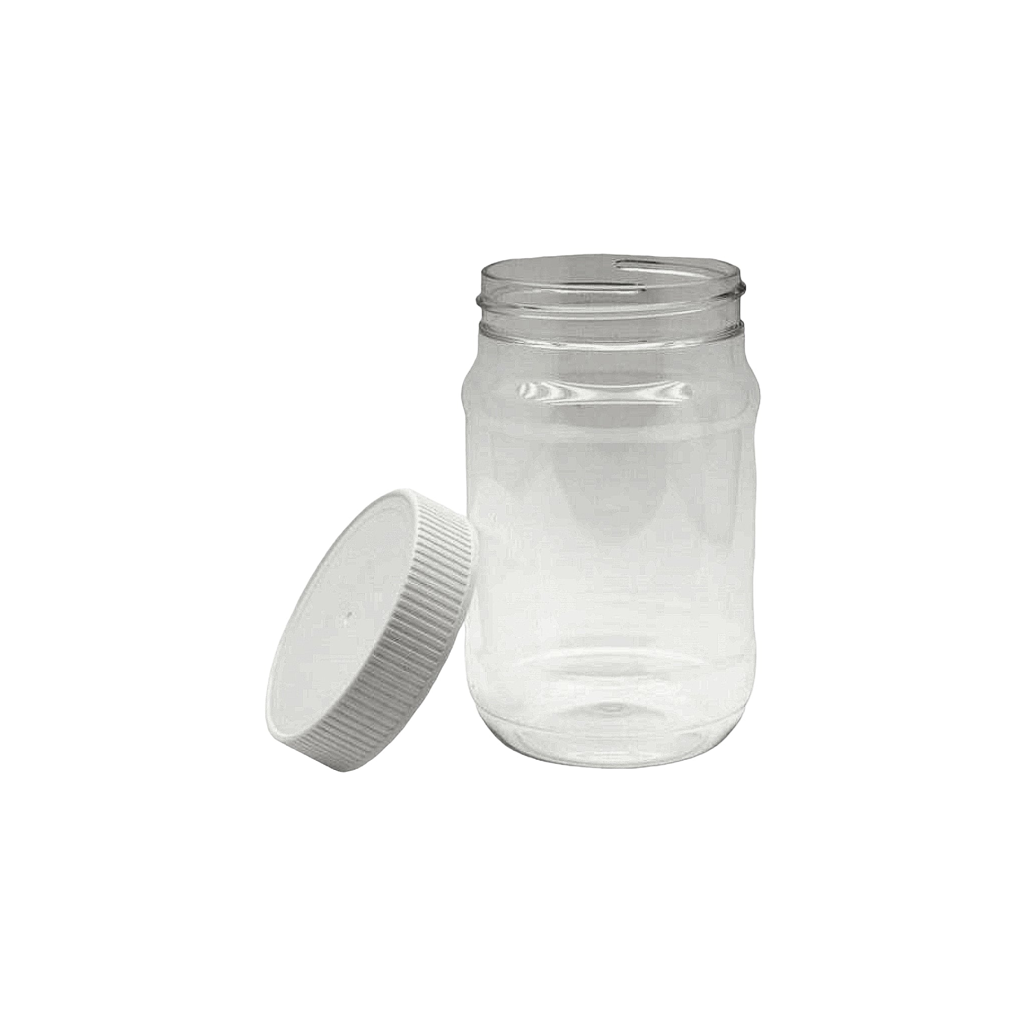 250ml PET Plastic Honey Jar Bottle with Screw-on Lid 10pack