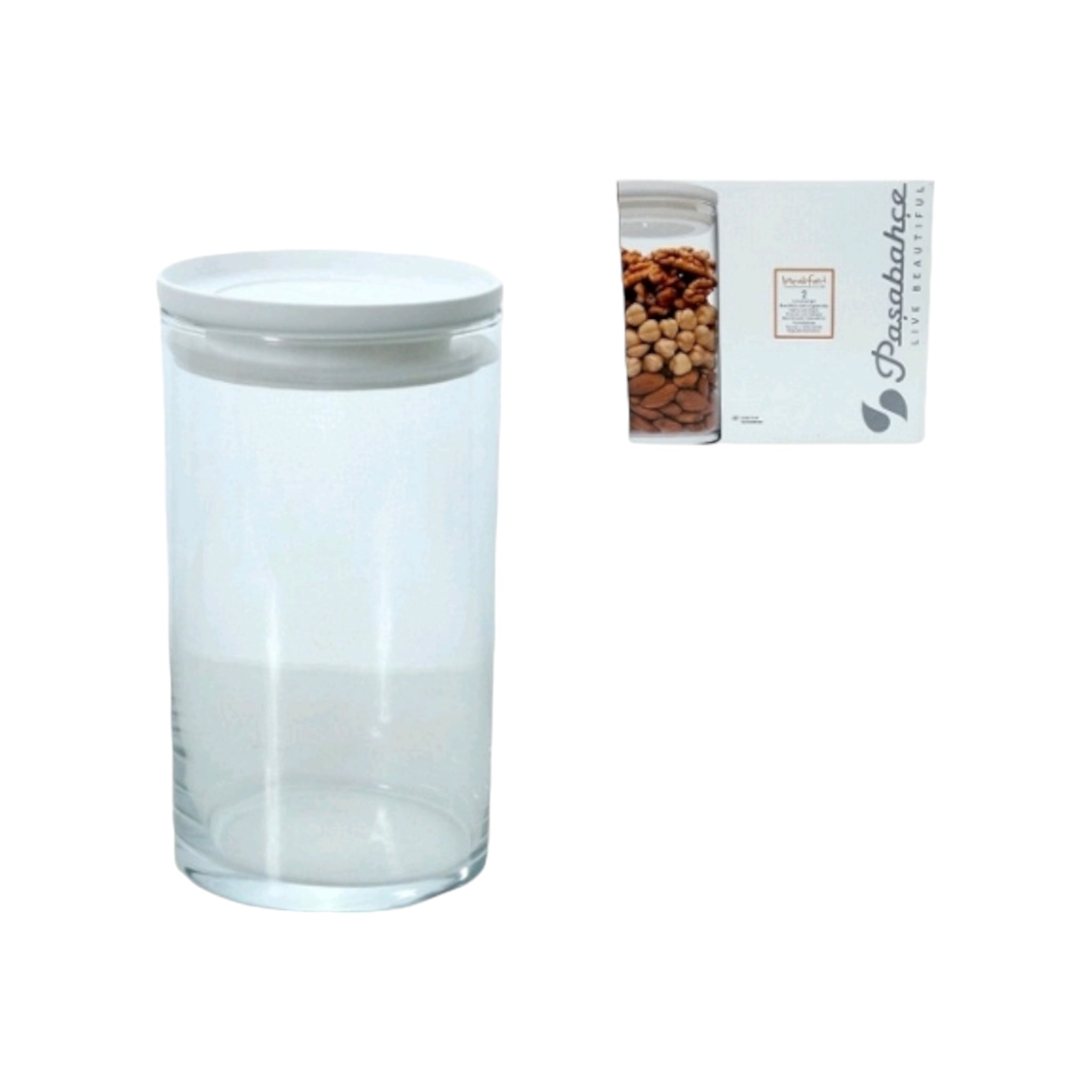 Pasabahce Breakfast Club Glass Canister Jar 730ml 2pack 23097