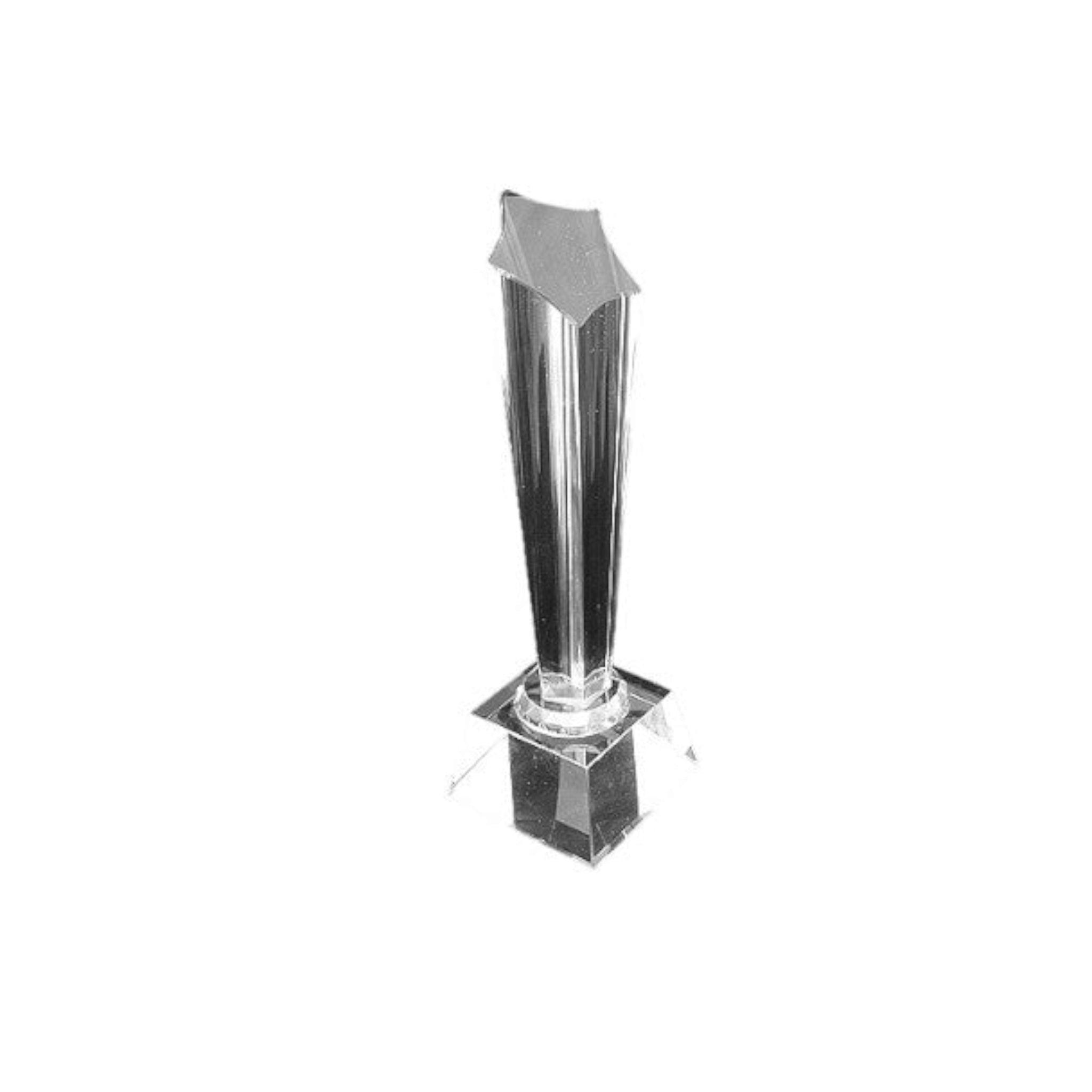 Glass Trophy Star 23cm DL-004