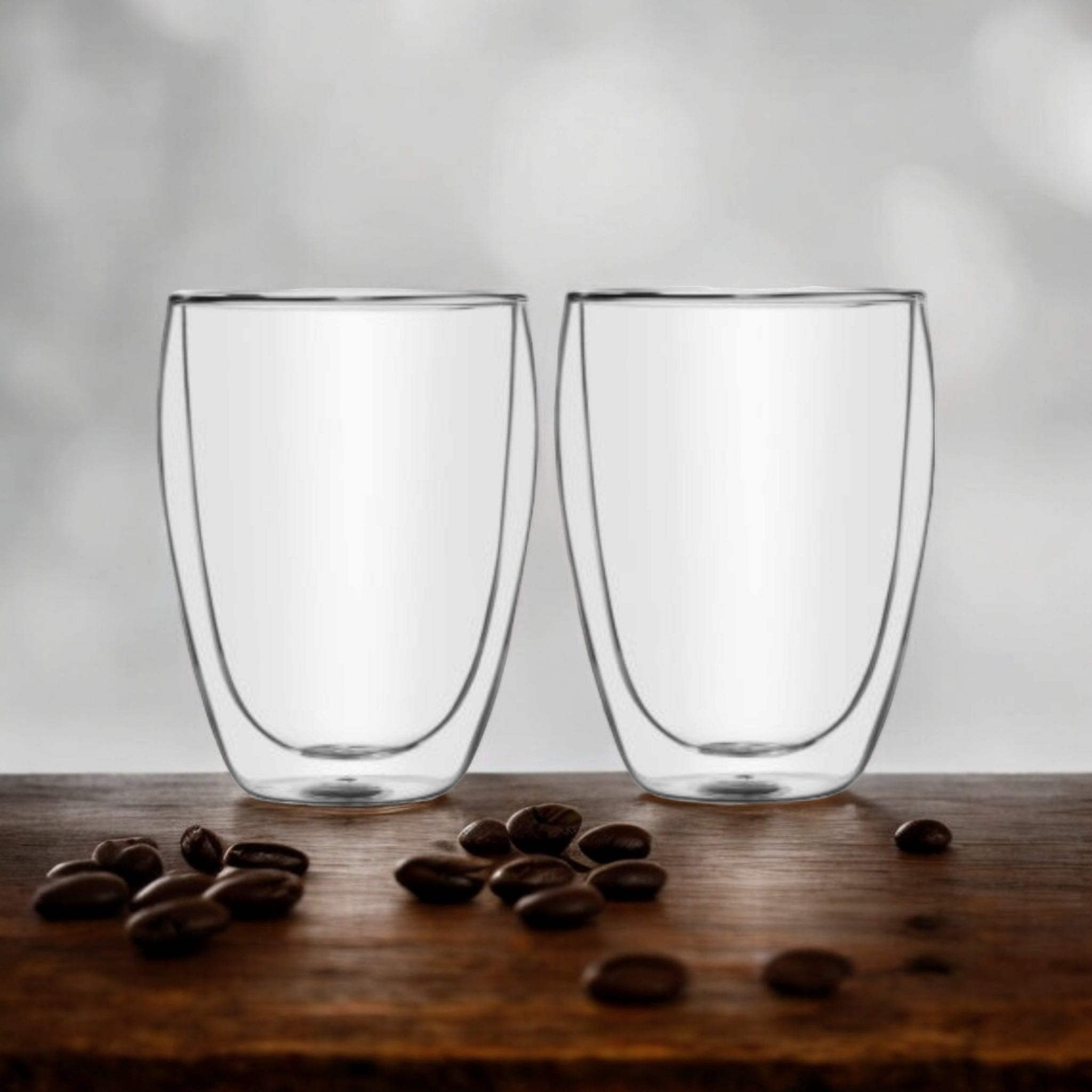 Barista Borosilicate Double Wall Café Latte Coffee Cup 270ml 2pc 10245