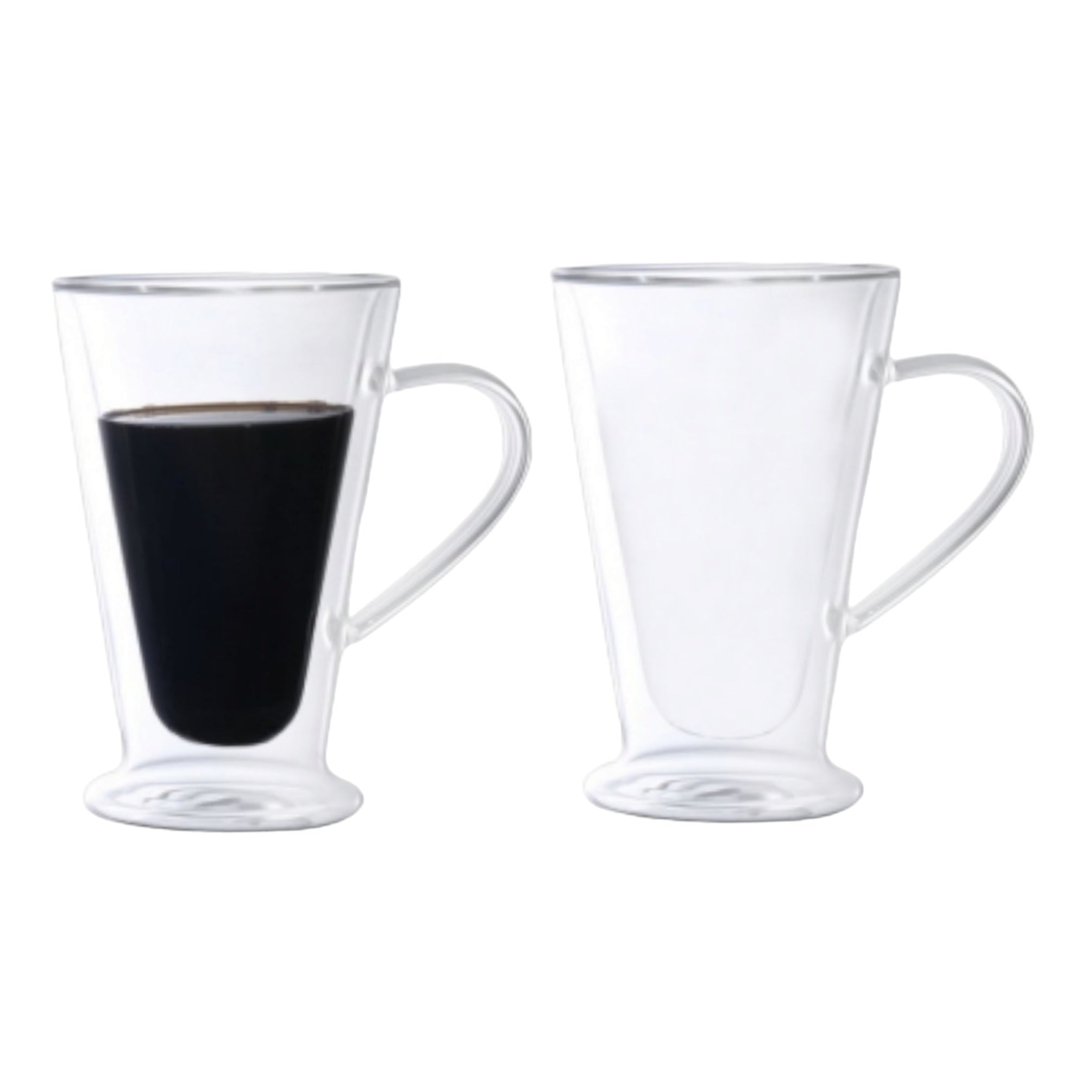 Winox Borosilicate Double Wall Café Latte Mug 350ml 2pc GL2706