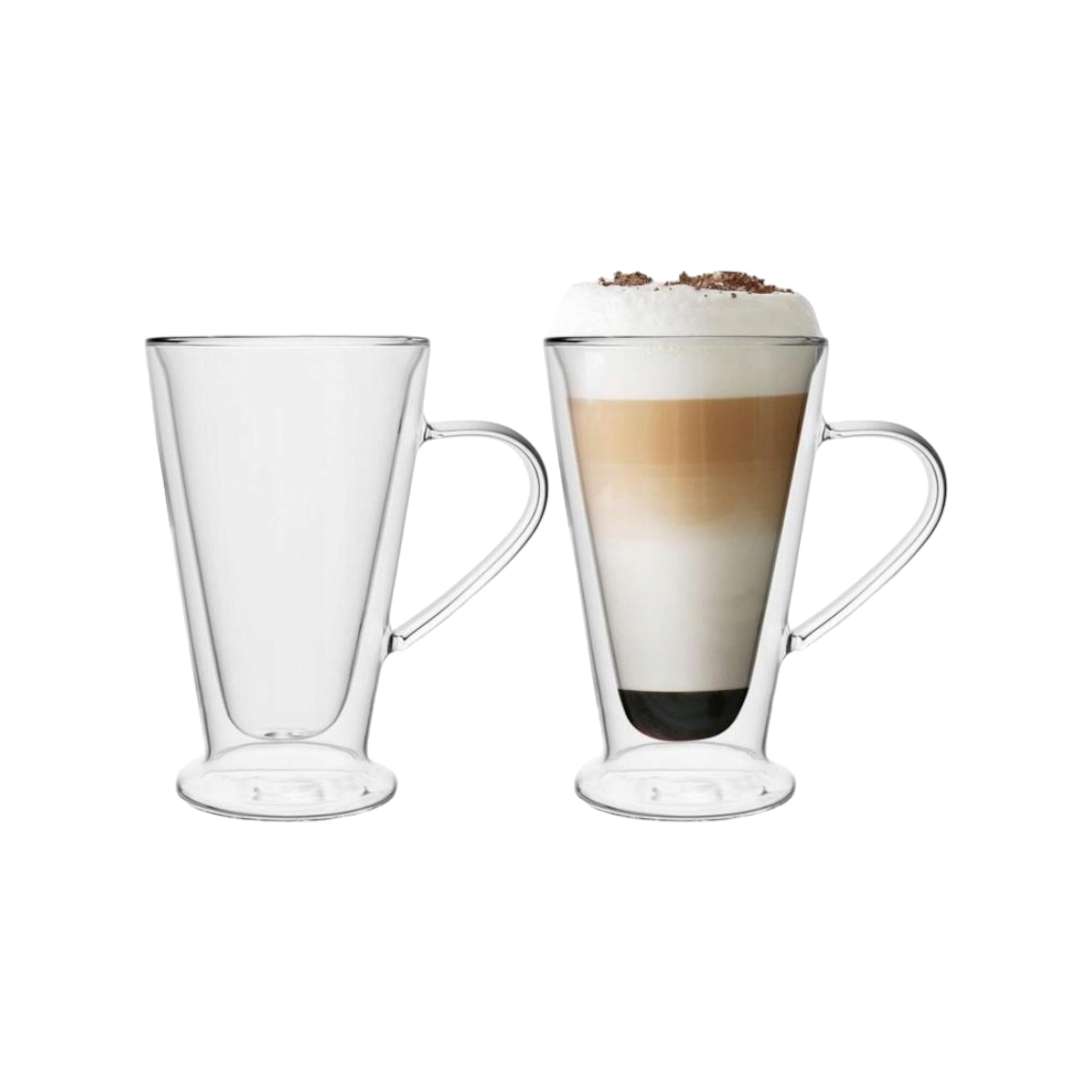 Winox Borosilicate Double Wall Café Latte Mug 350ml 2pc GL2906