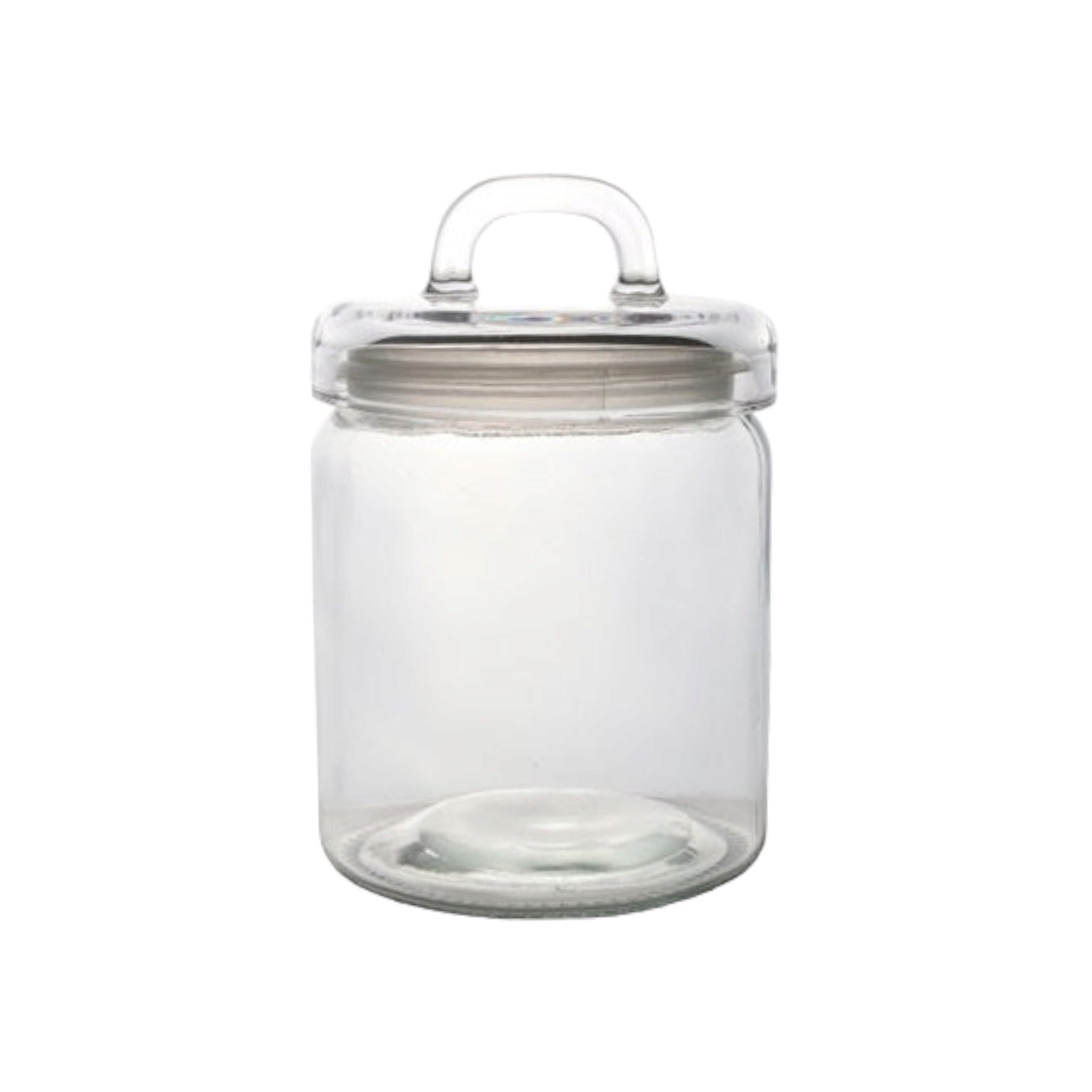 Glass Canister Round with Loop Lid 1.2L 27575