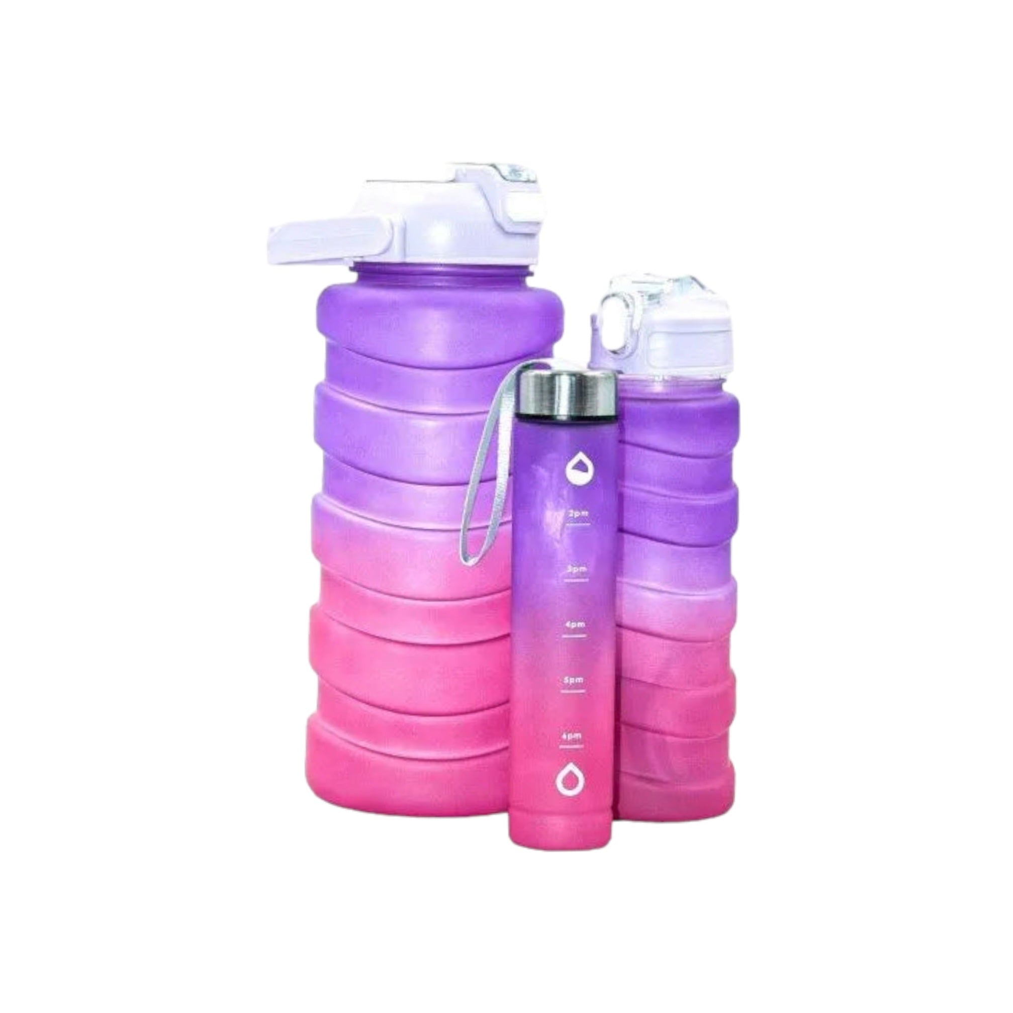 Motivatonal Sports Water Bottle 3pc Set