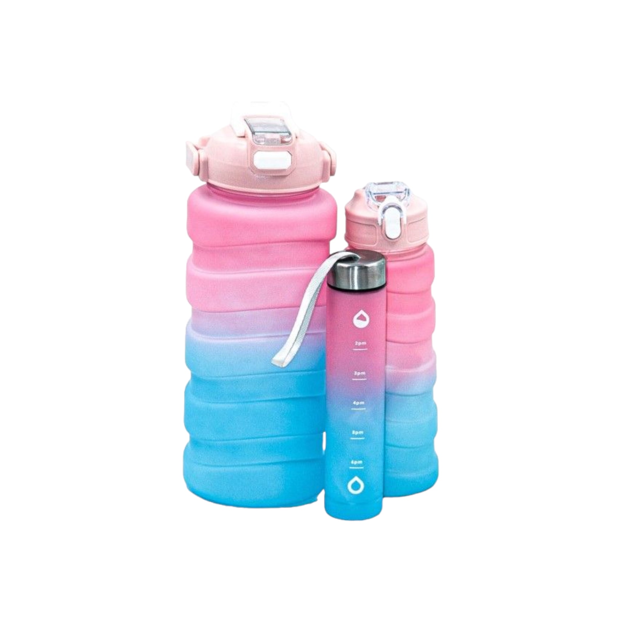 Motivatonal Sports Water Bottle 3pc Set