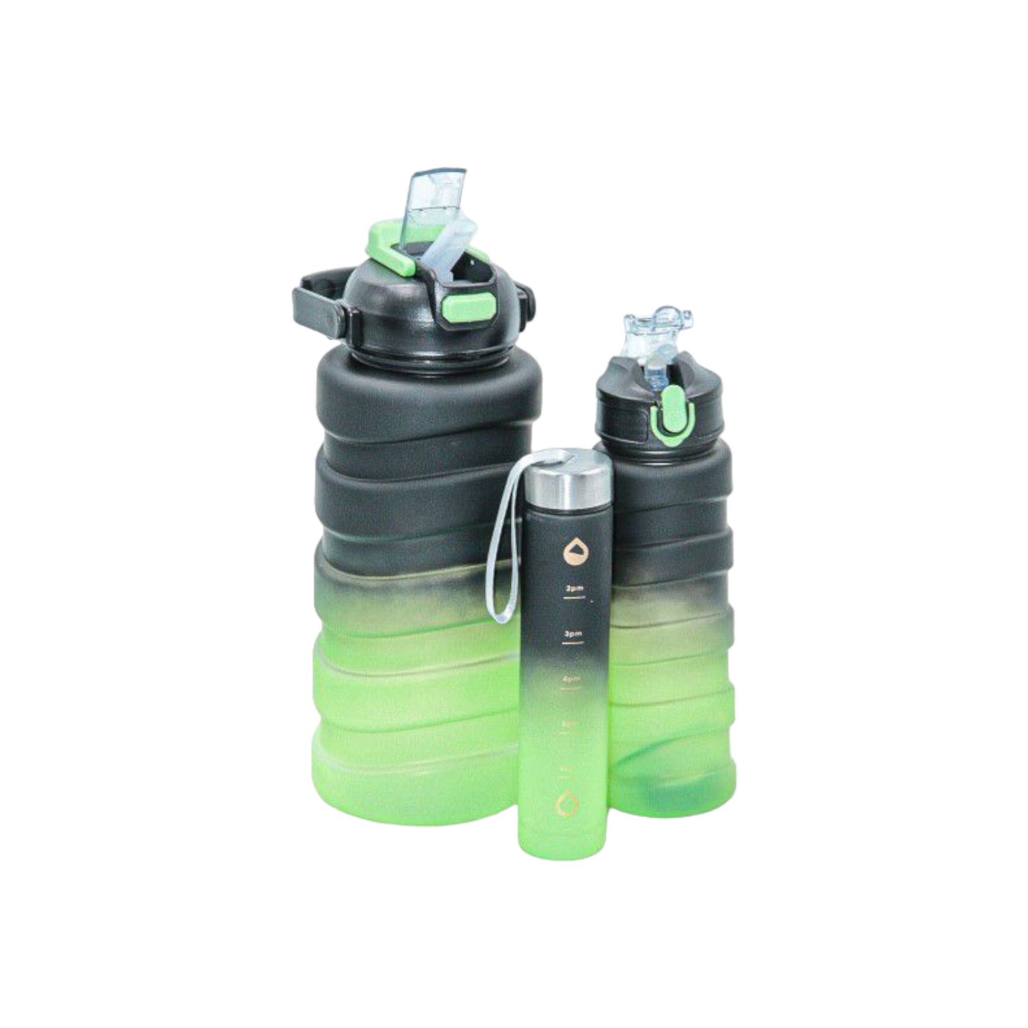 Motivatonal Sports Water Bottle 3pc Set