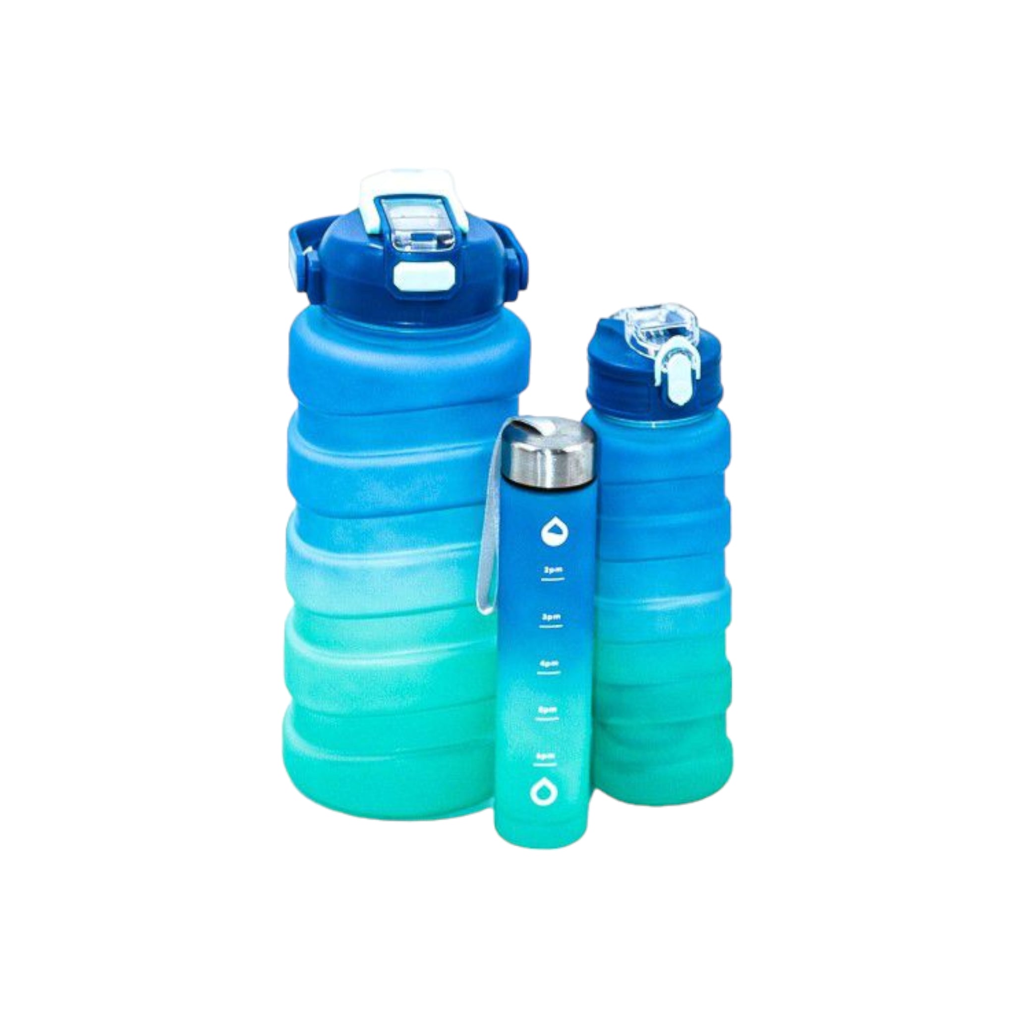 Motivatonal Sports Water Bottle 3pc Set