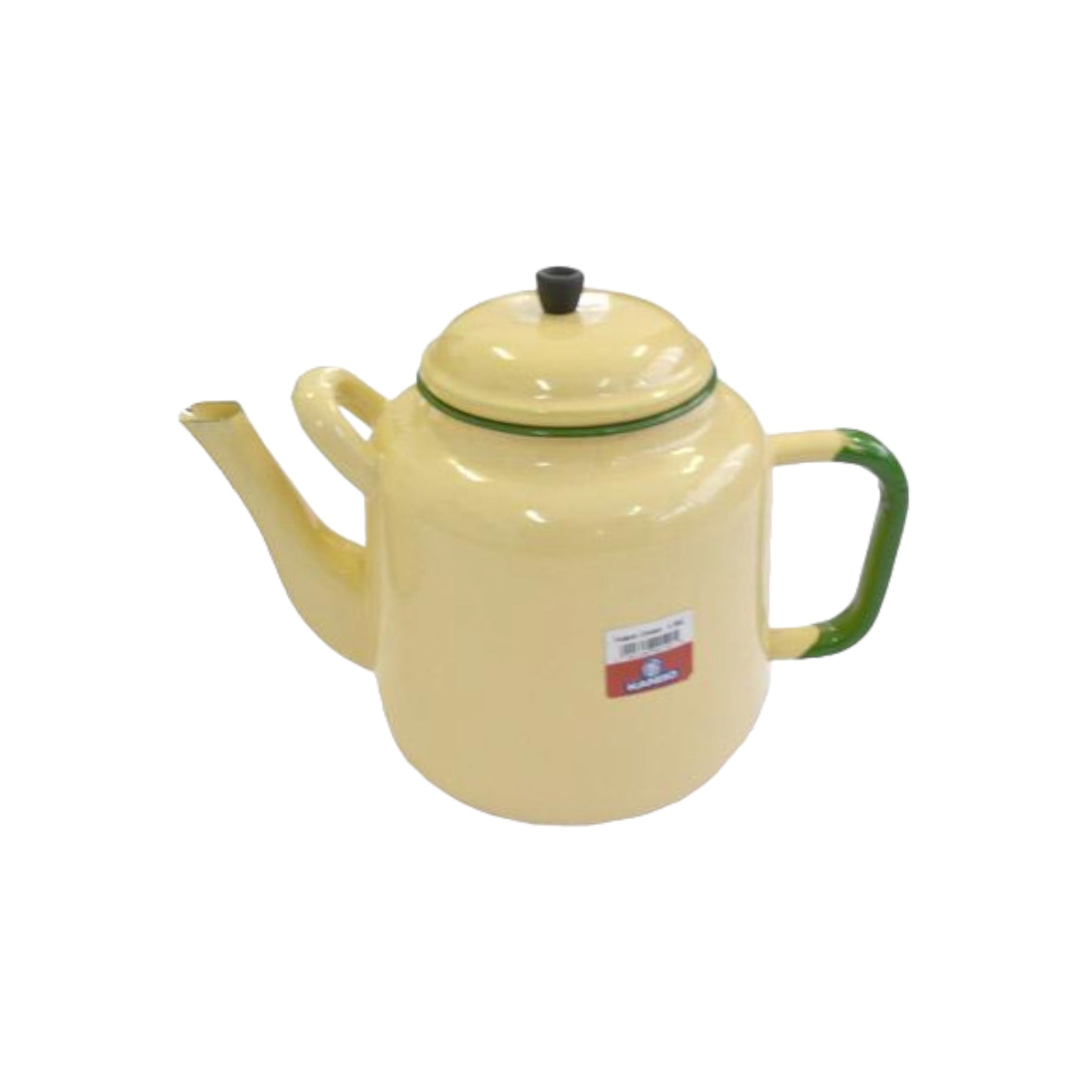 Kango Enamel Teapot 2.25L Cream Double Handle CM1622Z