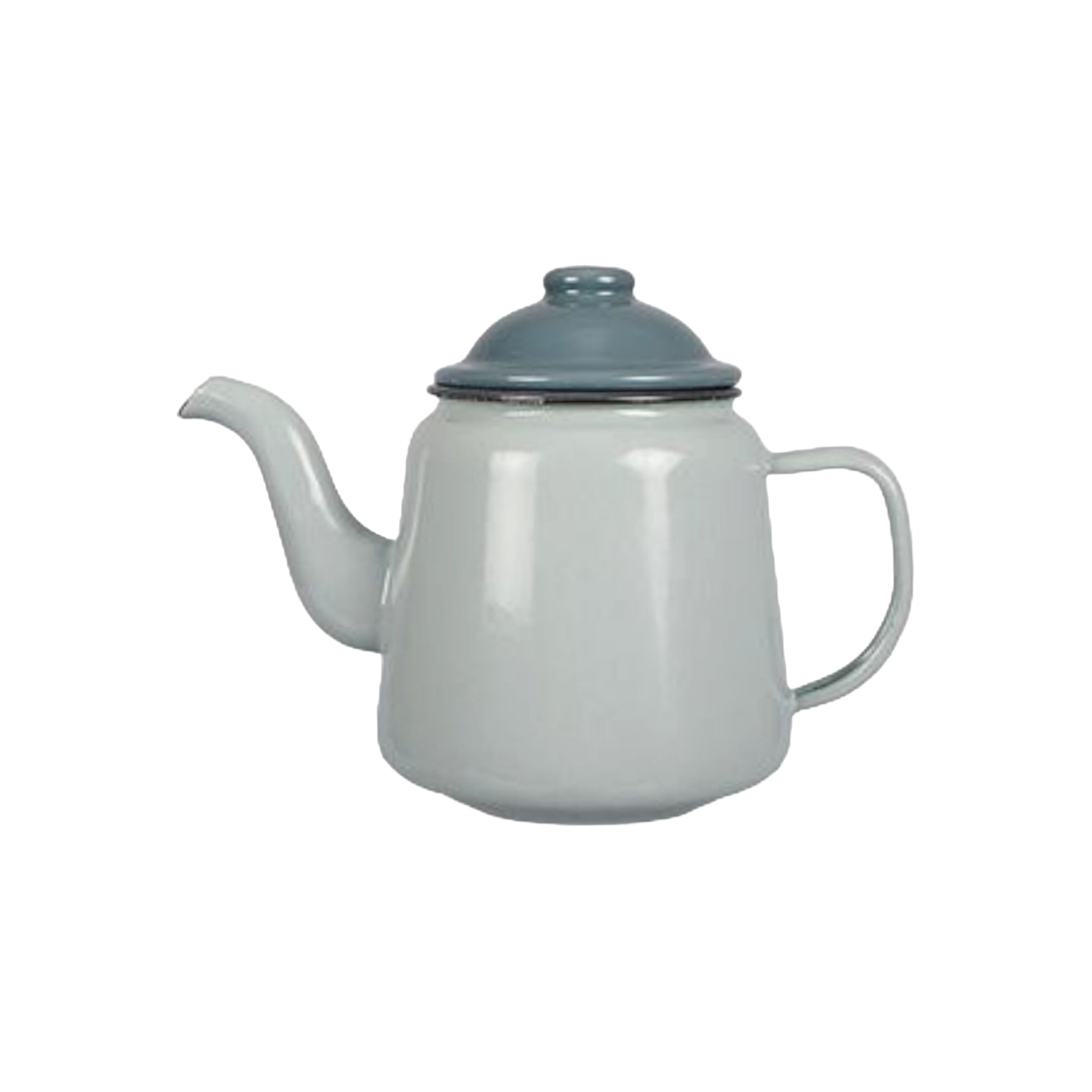 Enamel Teapot 10cm Kettle with Goose Neck Spout