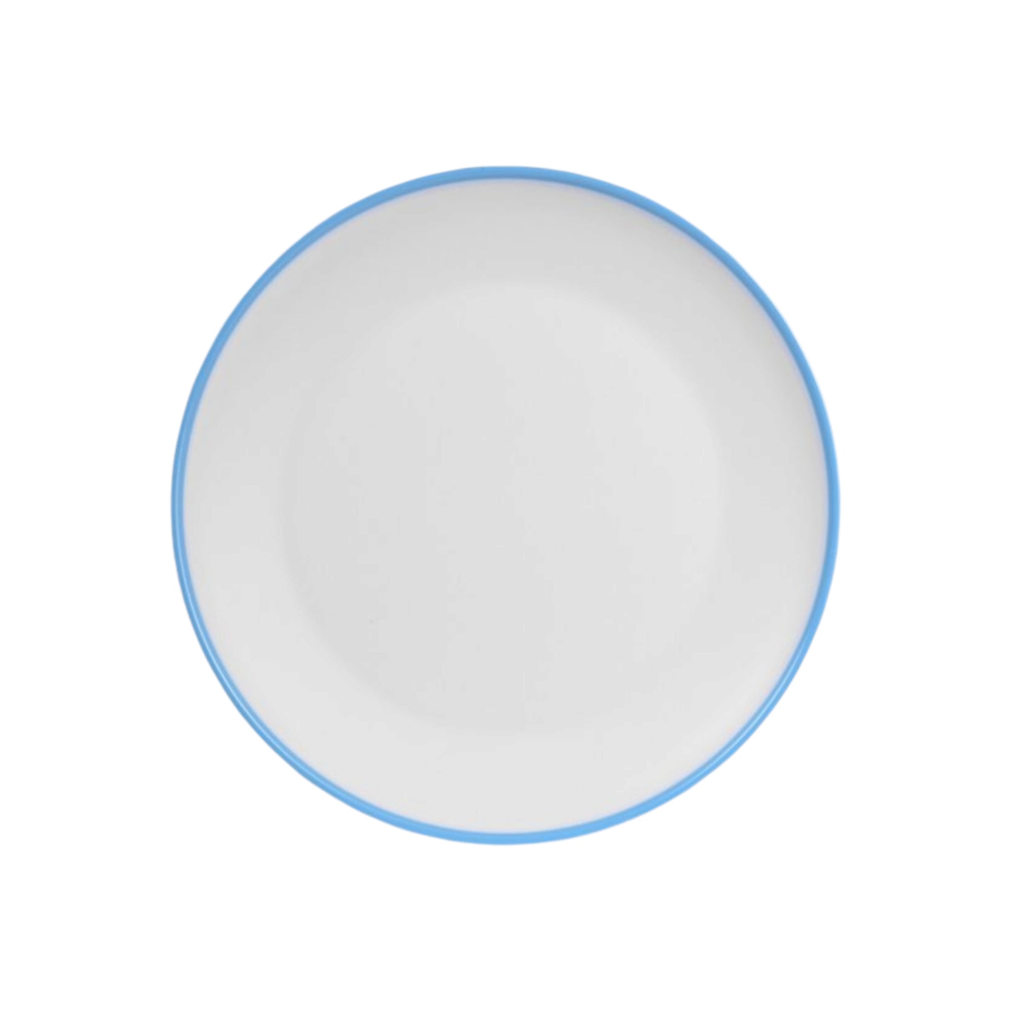 Melamine Flat Dinner Plate 2-Tone 19cm