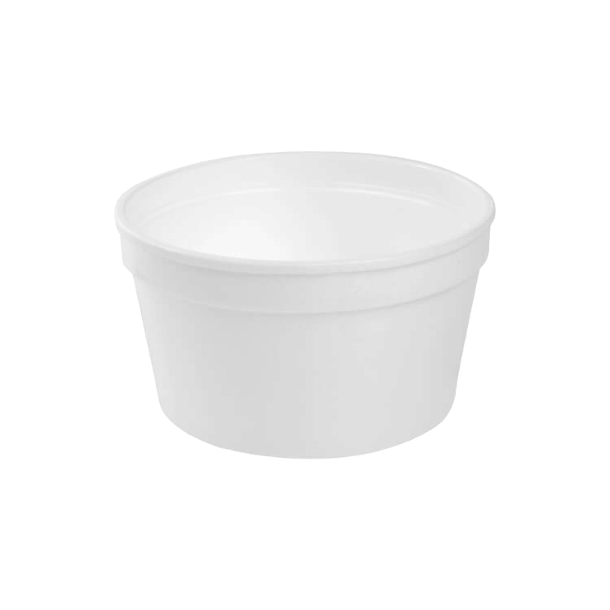 350ml Disposable Poly Foam Ice Cream Tub 100pack