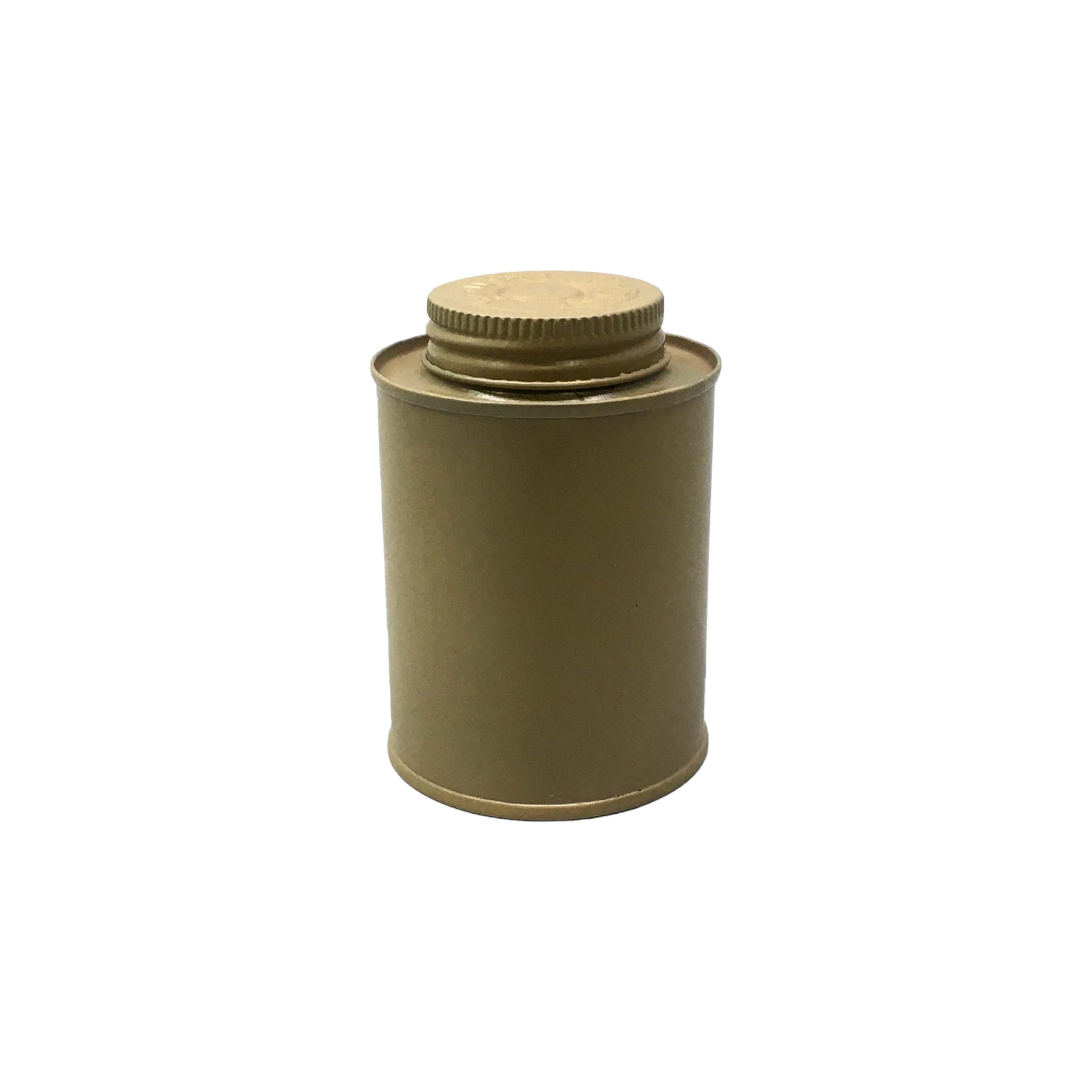 Vintage Spice Tin Canister Gold 6x9.5cm