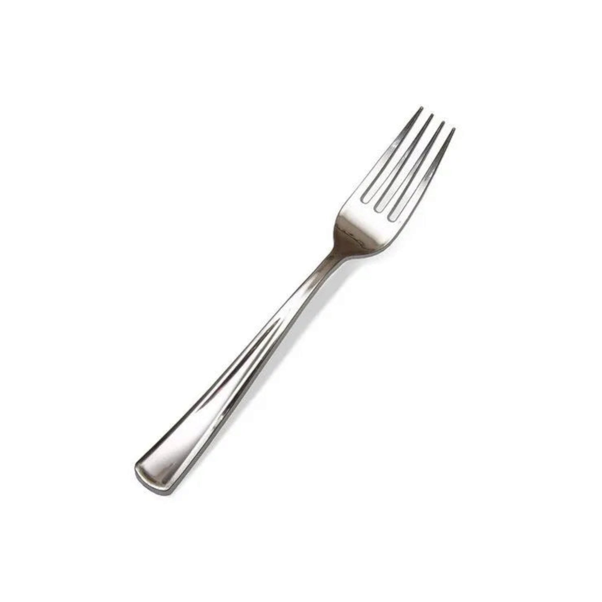 Disposable Forks Silver Plastic 11cm 50pack