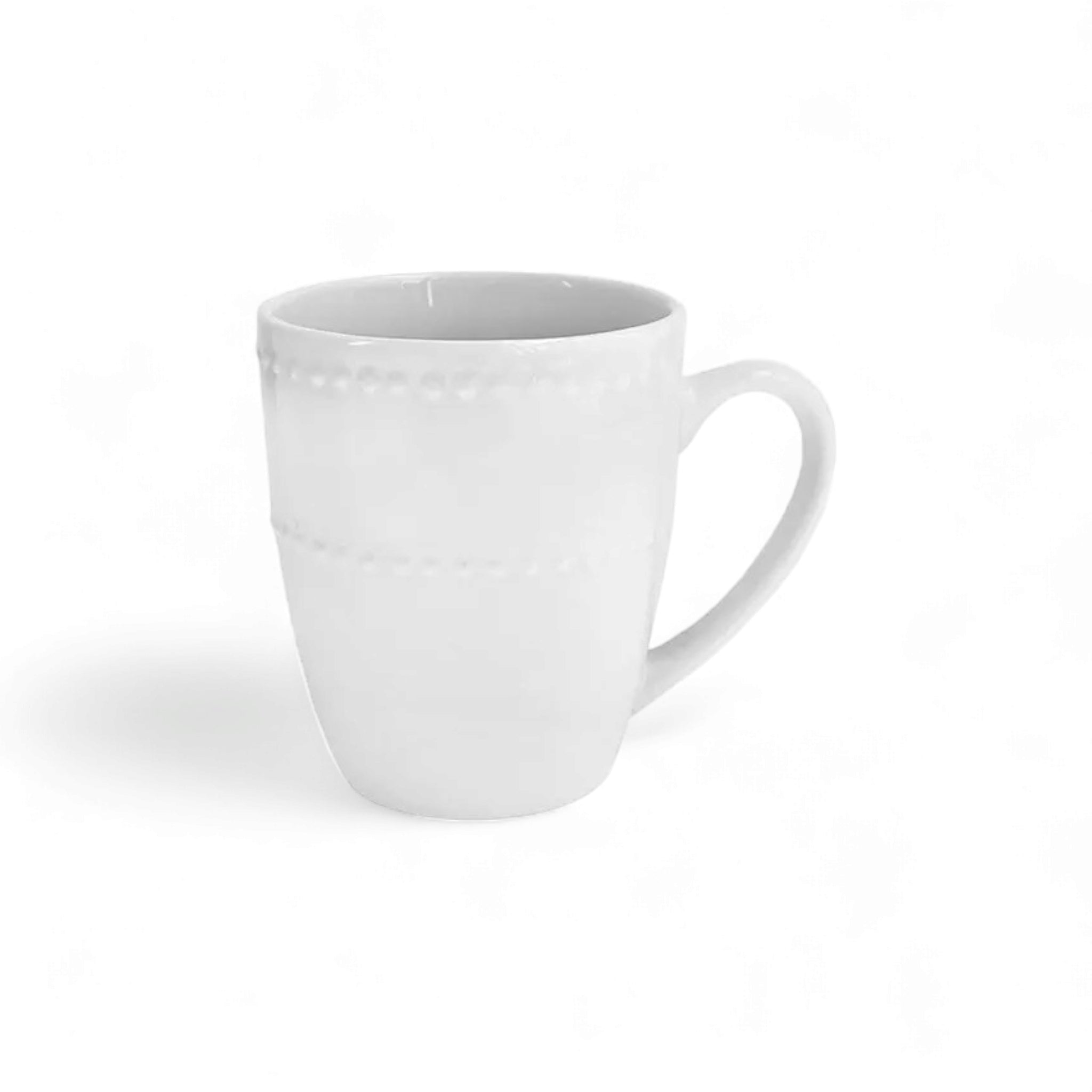 Ceramic Coffee Mug Embossed 13oz