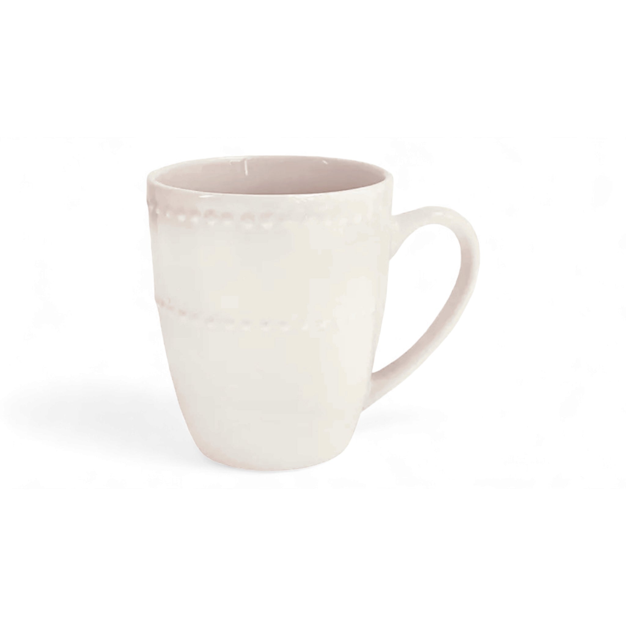 Ceramic Coffee Mug Embossed 13oz