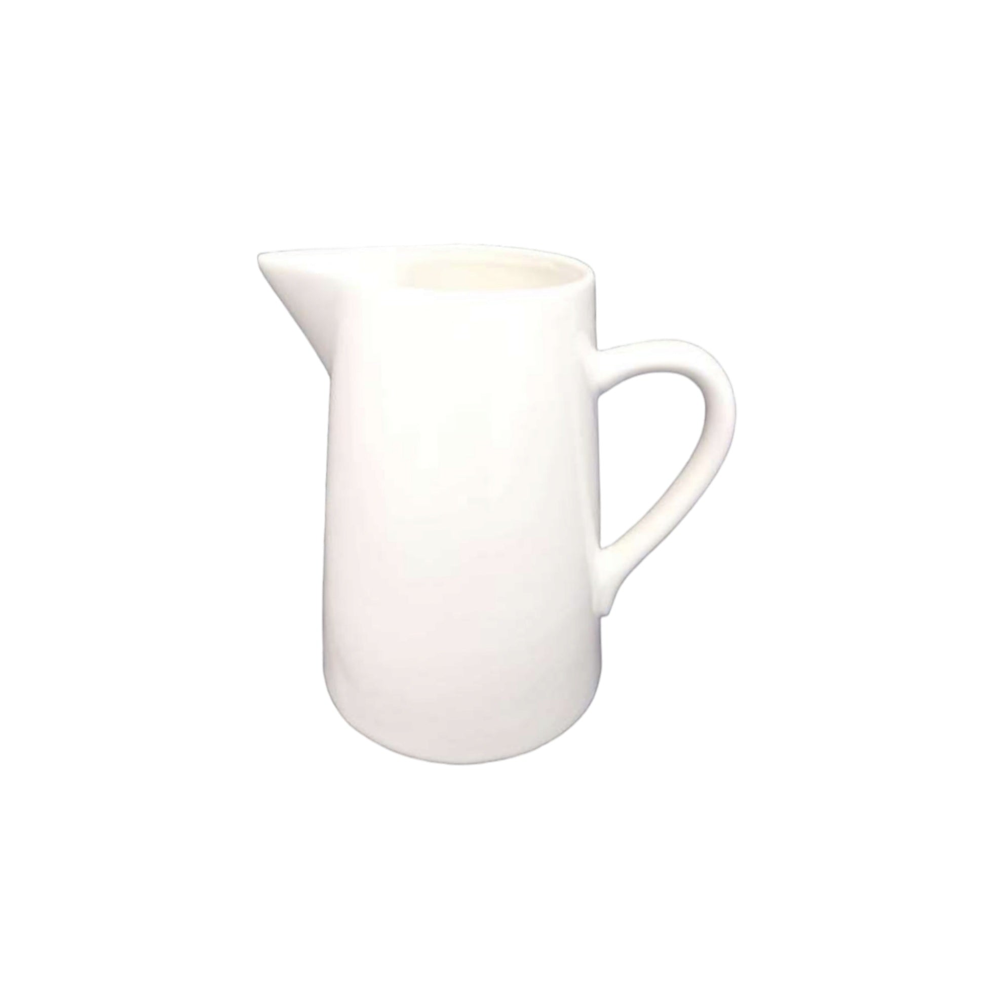 Ceramic Milk Jar Pitcher 17x12x17cm 6.75inch