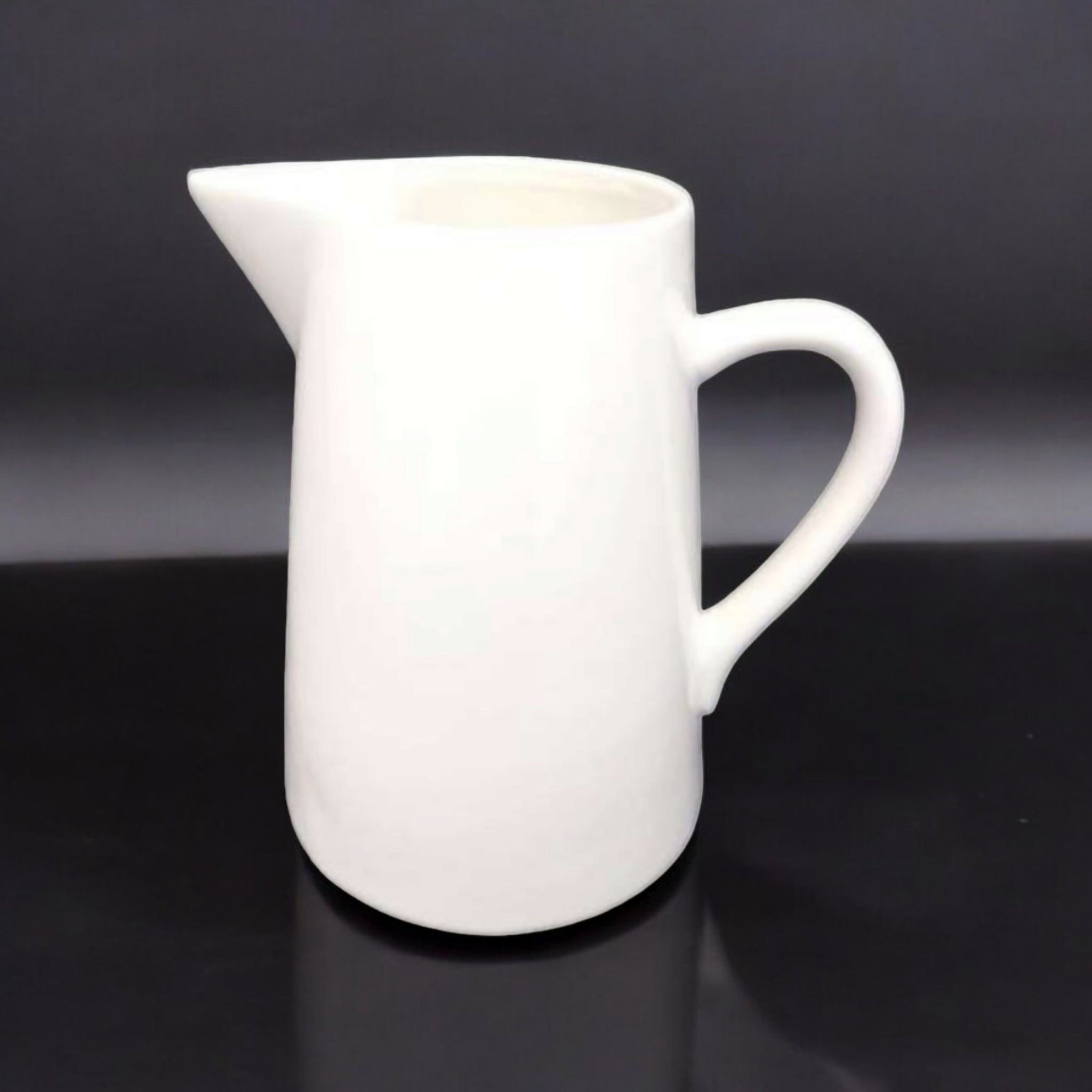 Ceramic Milk Jar Pitcher 17x12x17cm 6.75inch