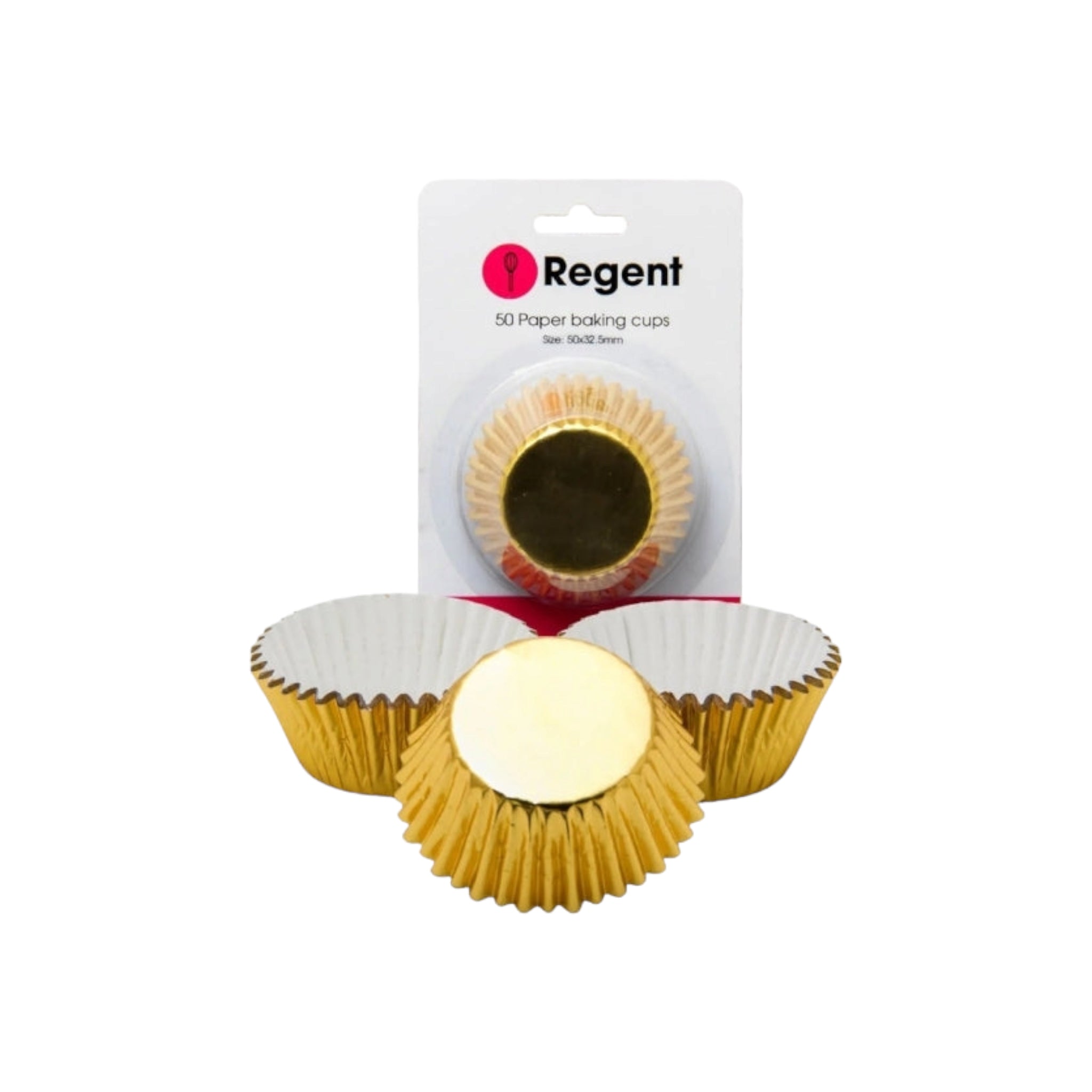 Regent Foil Baking Paper Cupcake Liner Cups 50pcs 71410