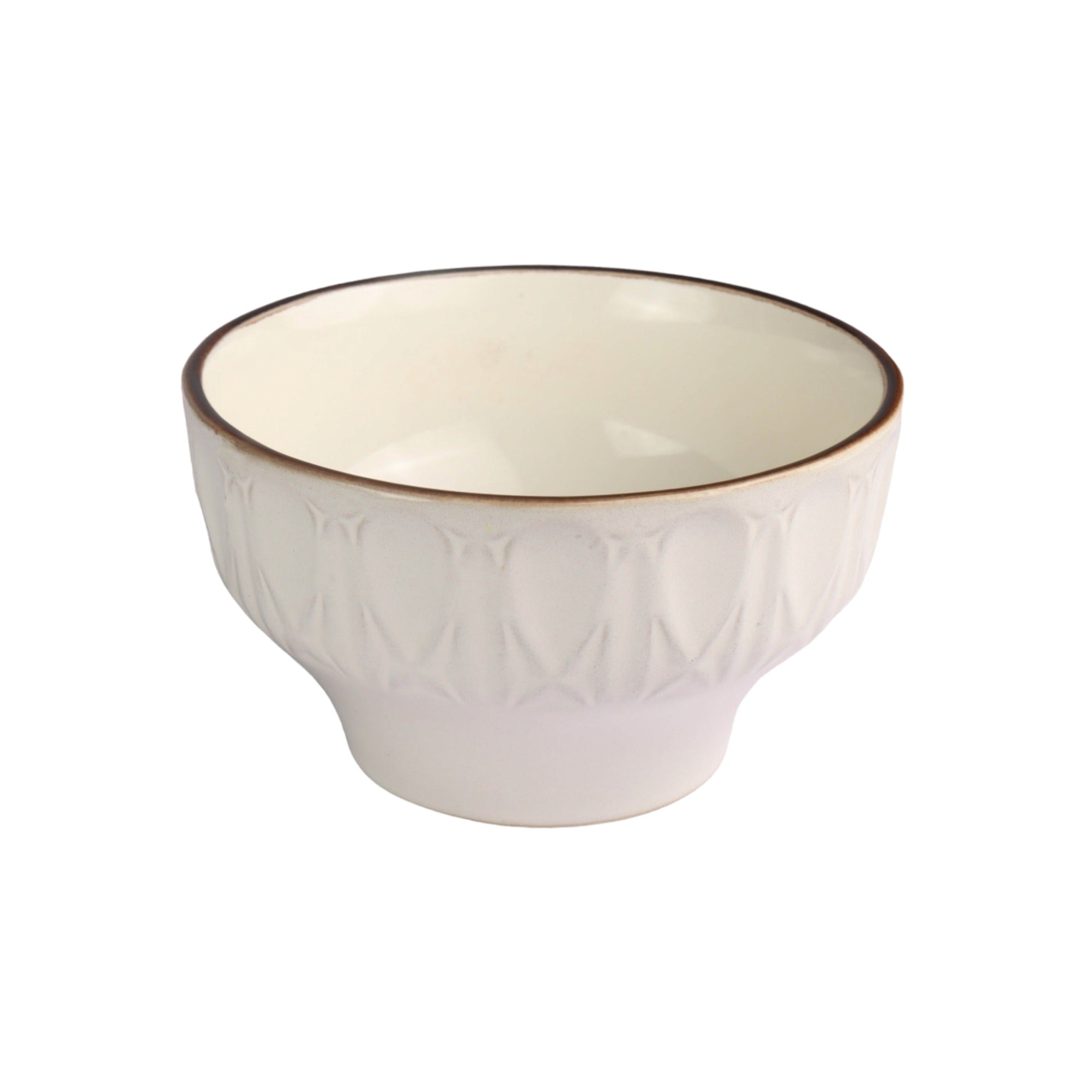 Dinner Bowl Embossed Reactive Design Colour SZL108-3